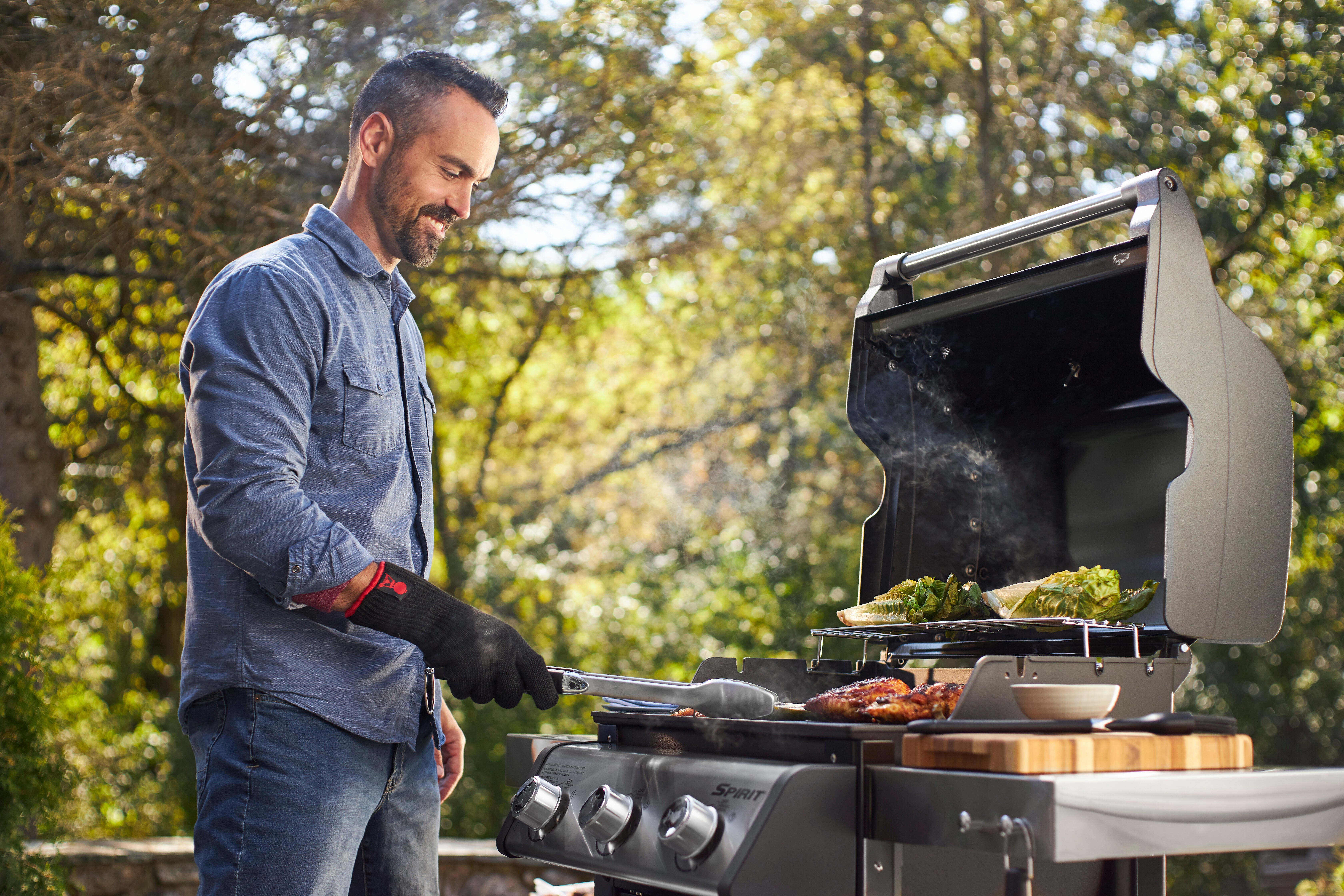Barbecue a gas WEBER Spirit E-325 3 bruciatori con fornello laterale extra - 3
