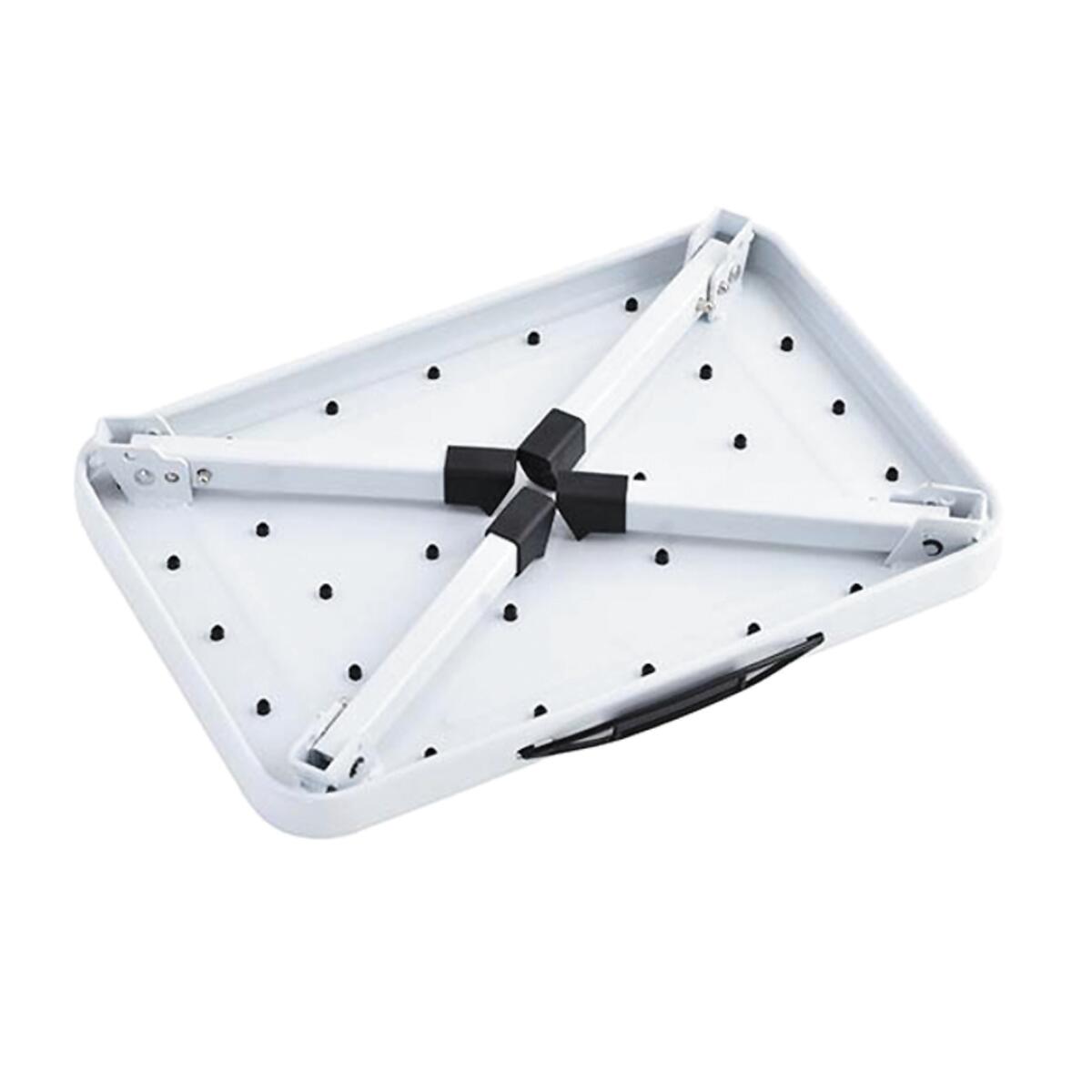 Sgabello pieghevole SELEKTA One Step in acciaio bianco H 26 cm 150 Kg - 8