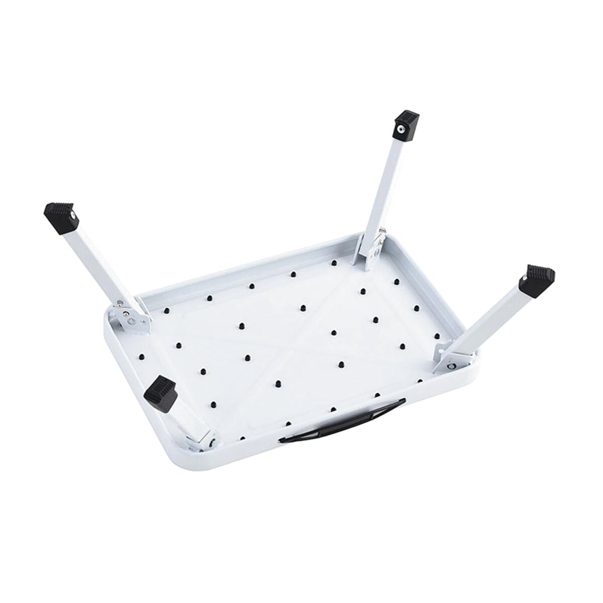 Sgabello pieghevole SELEKTA One Step in acciaio bianco H 26 cm 150 Kg - 7