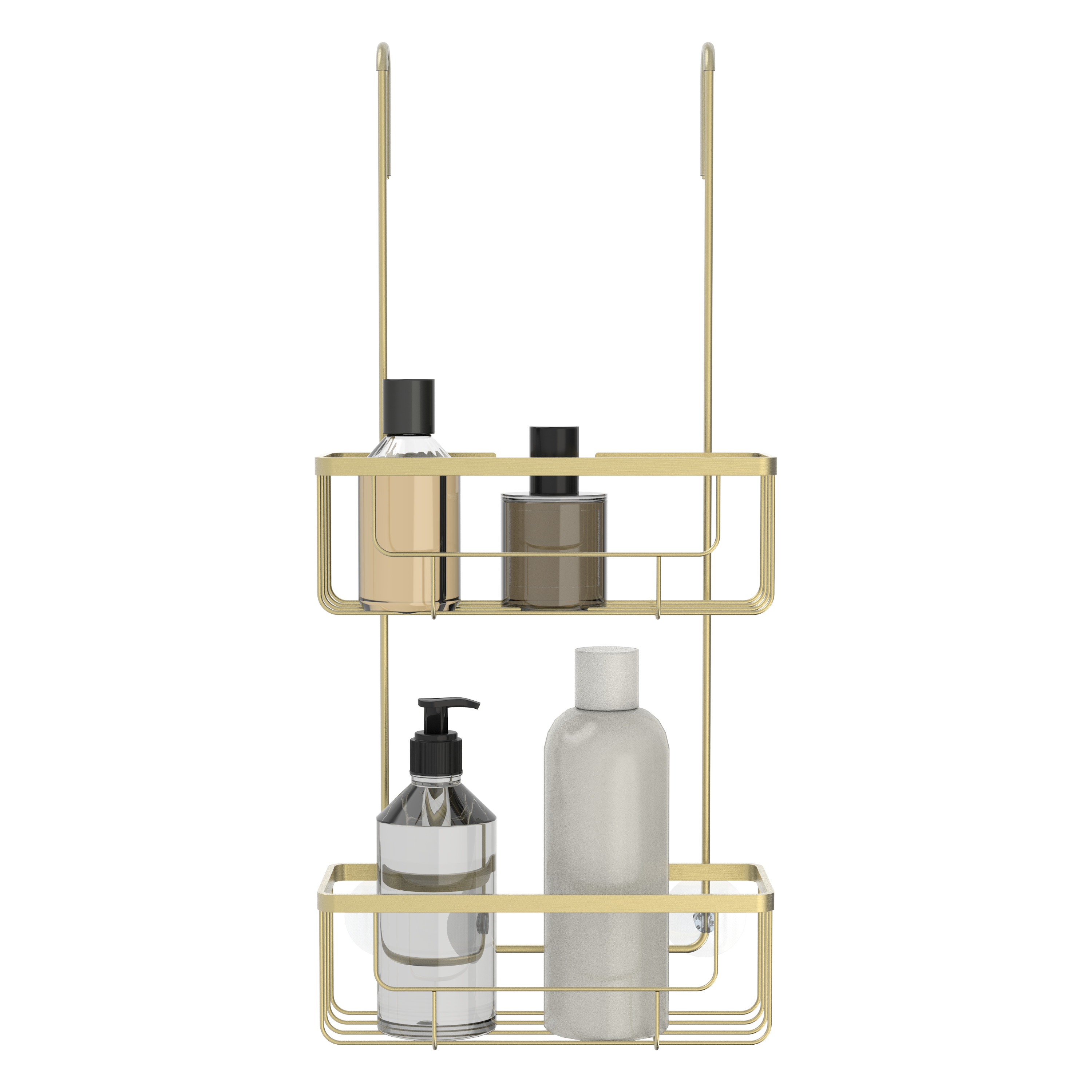 Pólka łazienkowa na kabinę 2 poziomy Loa złota Sensea - 3