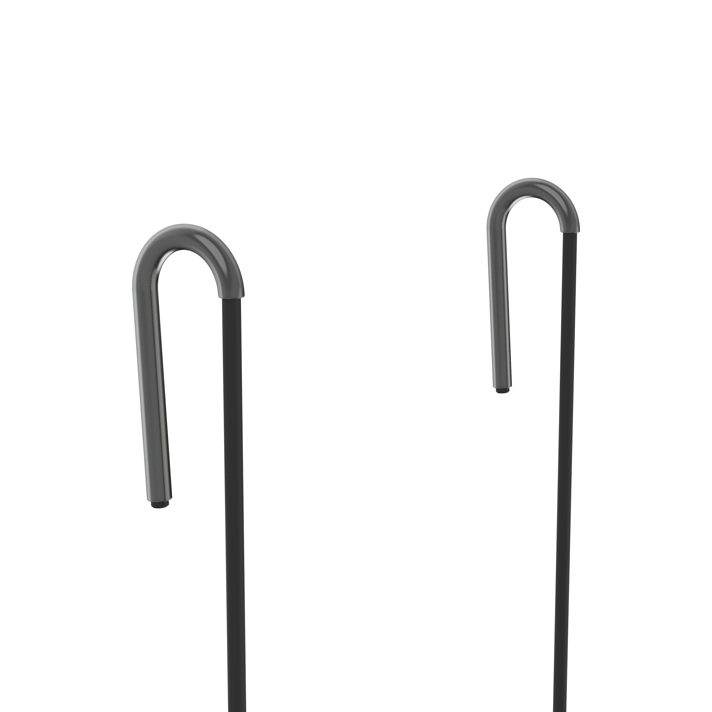 Pólka łazienkowa na kabinę 2 poziomy Essential czarna Sensea - 6