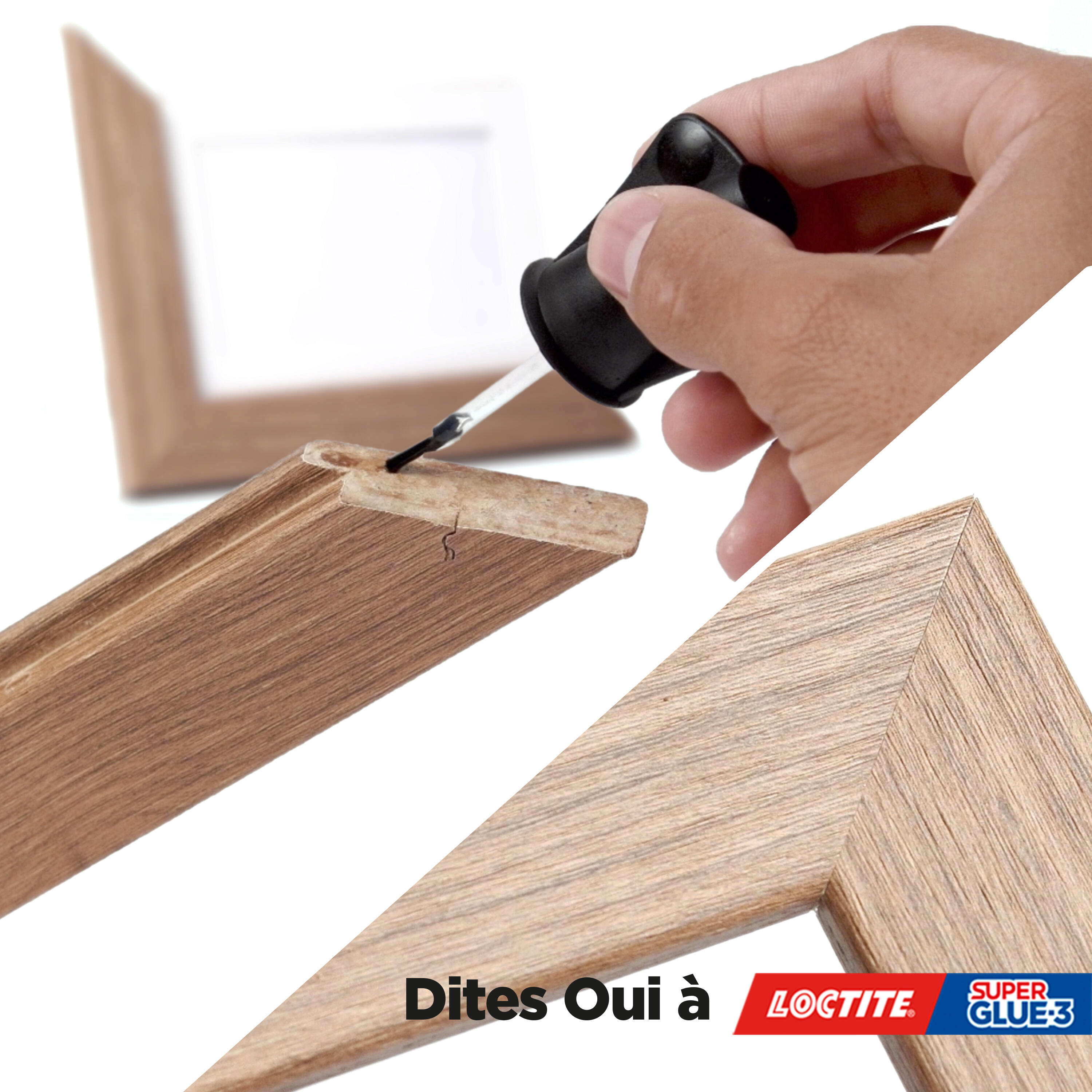 Colle d'assemblage liquide cyano LOCTITE Super glue-3 pinceau transparent, 5g - 5
