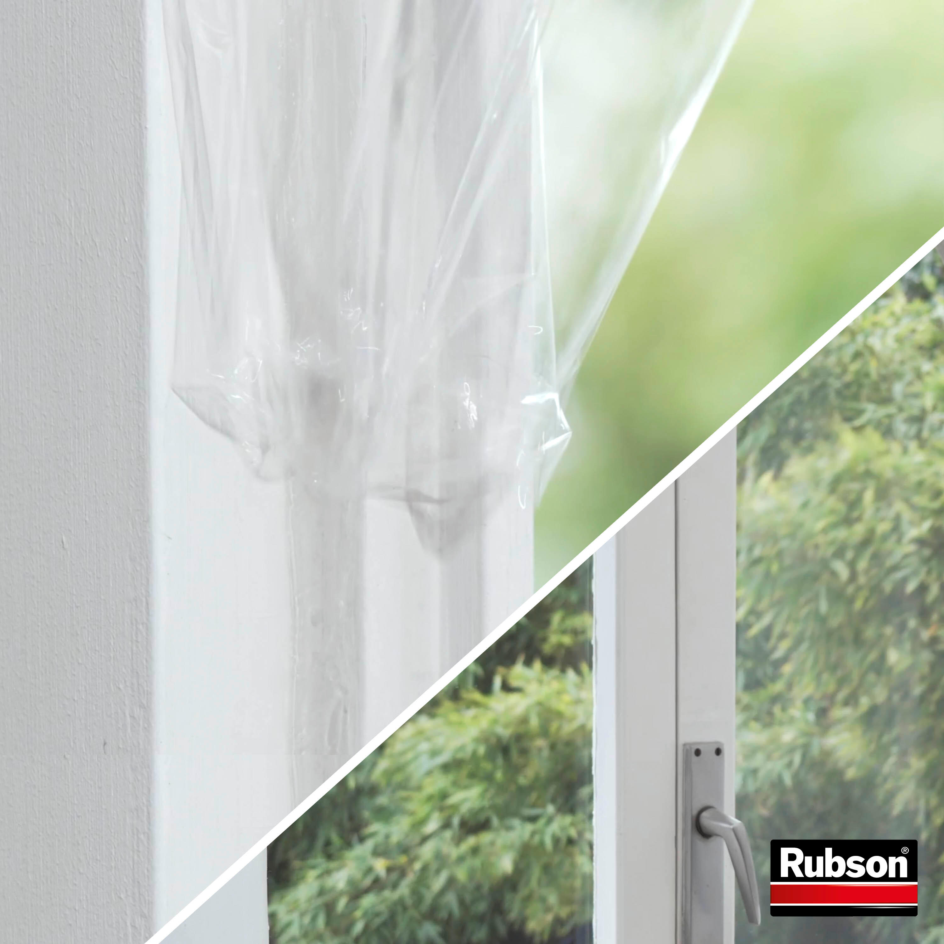 Mastic d'étanchéité Portes et fenêtres RUBSON transparent, 280 ml - 3