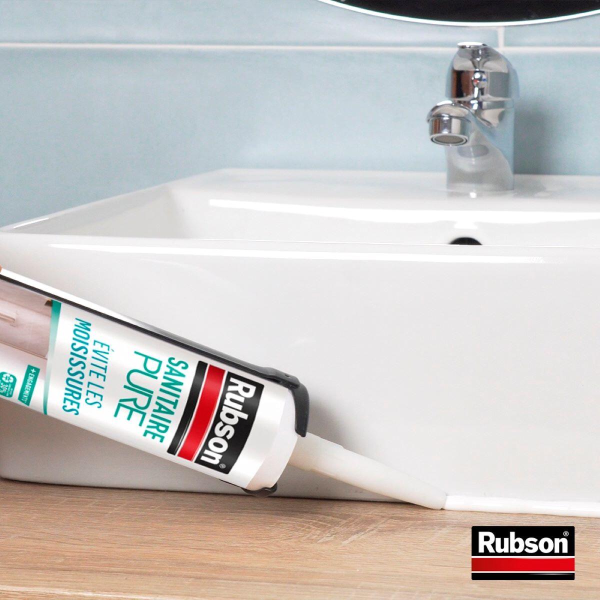 Mastic d'étanchéité Sanitaire pure RUBSON blanc 280ml - 4