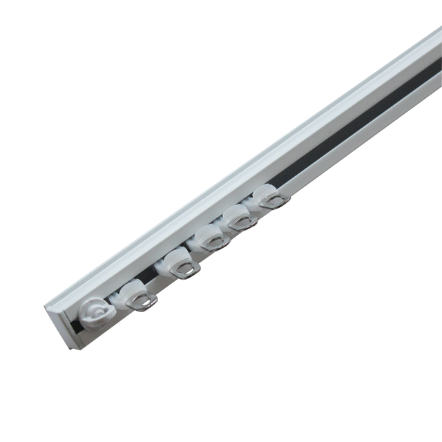 Kit calha manual de alumínio 200cm branco Magleva Inspire