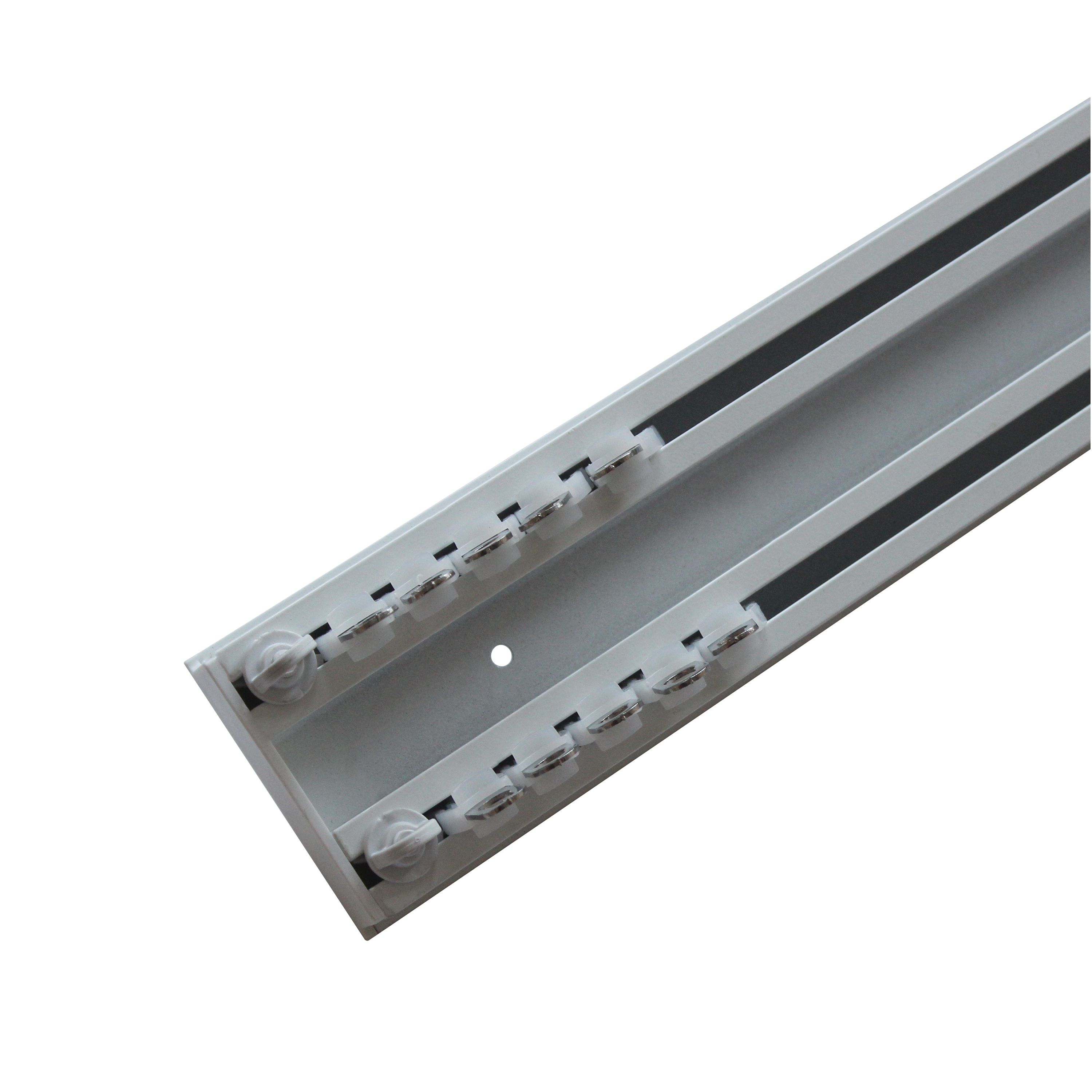 Podwójna szyna sufitowa Magleva 250 cm biała aluminiowa z akcesoriami Inspire - 7