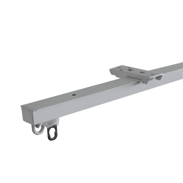 Kit calha manual de alumínio 150cm branco Magleva Inspire