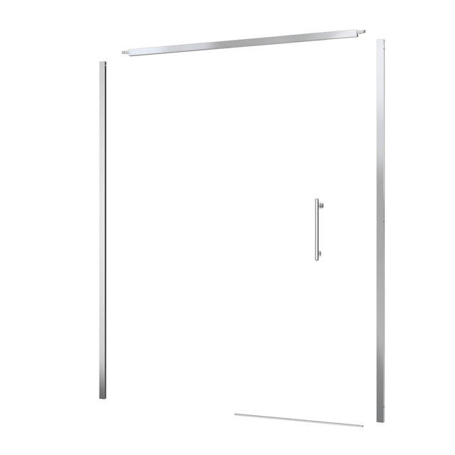 Profile drzwi przesuwnych prysznicowych chromowane Remix 150x195 cm Sensea