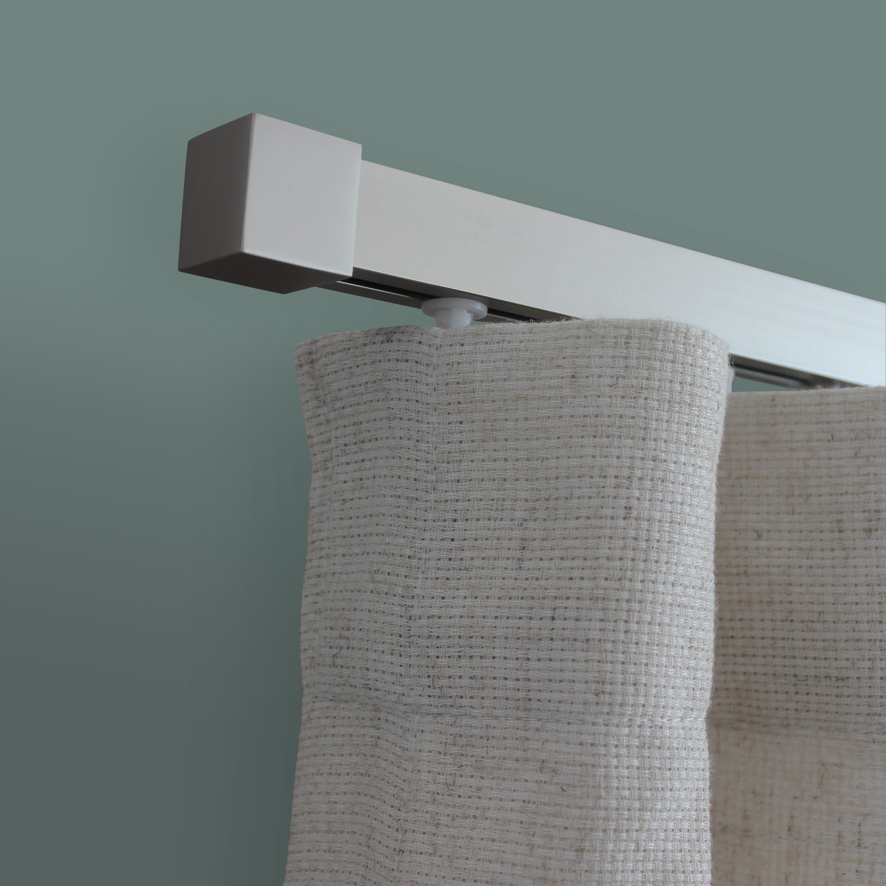 Kit de rail à rideaux aluminium Kuala gris, 250 cm | Leroy Merlin