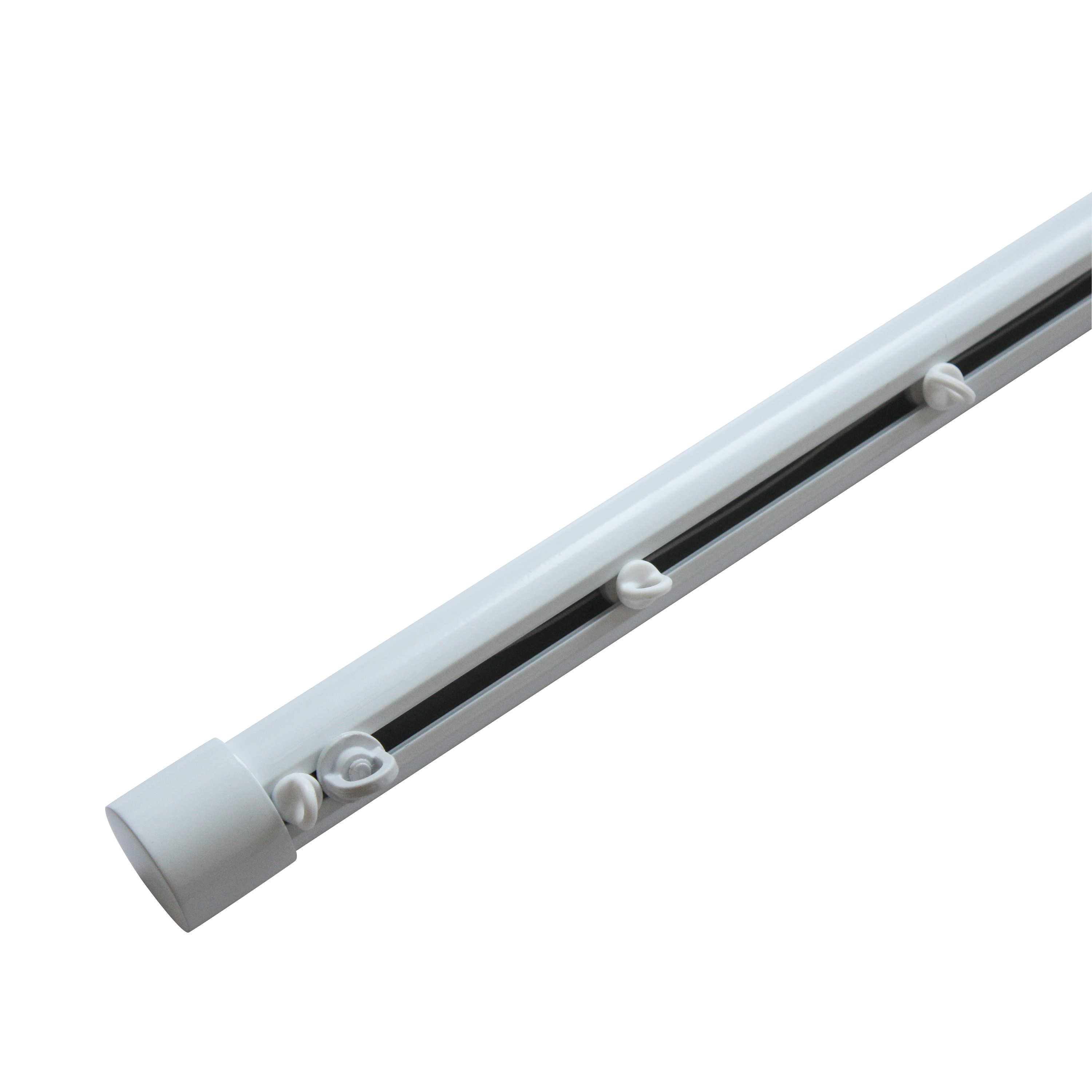 Kit de riel de cortina a techo de aluminio blanco Burny INSPIRE 200 cm - 5