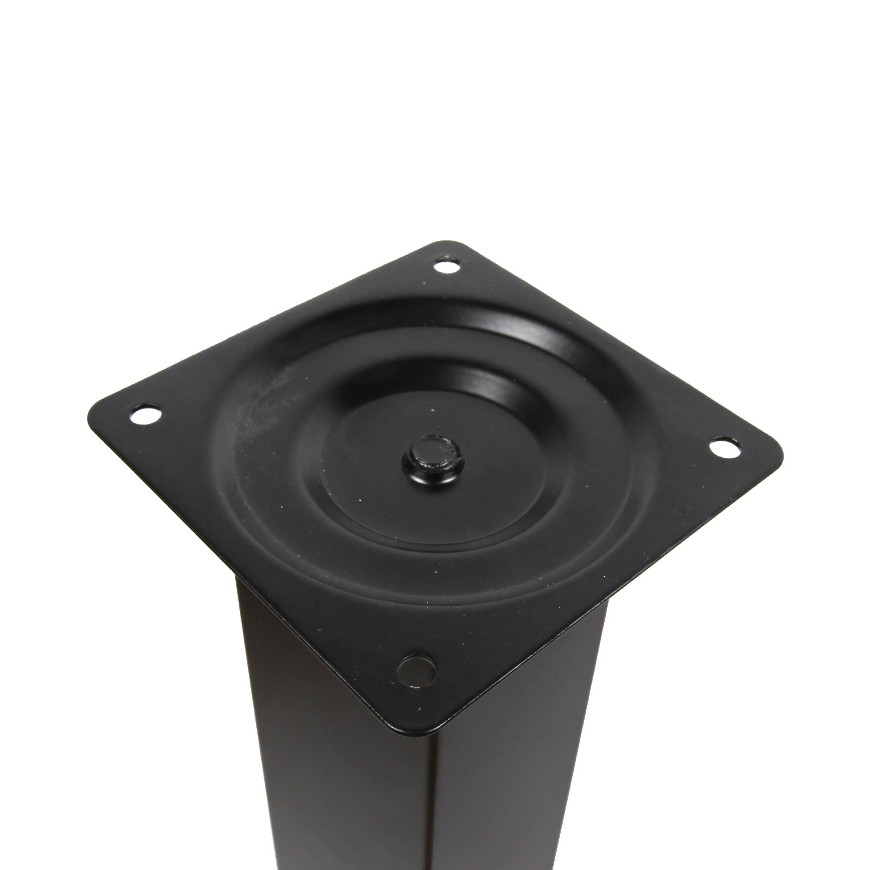 Gamba per mobili regolabile REI 2-412.671.18 in acciaio nero opaco L 6 x P 6 x H 70 cm - 2