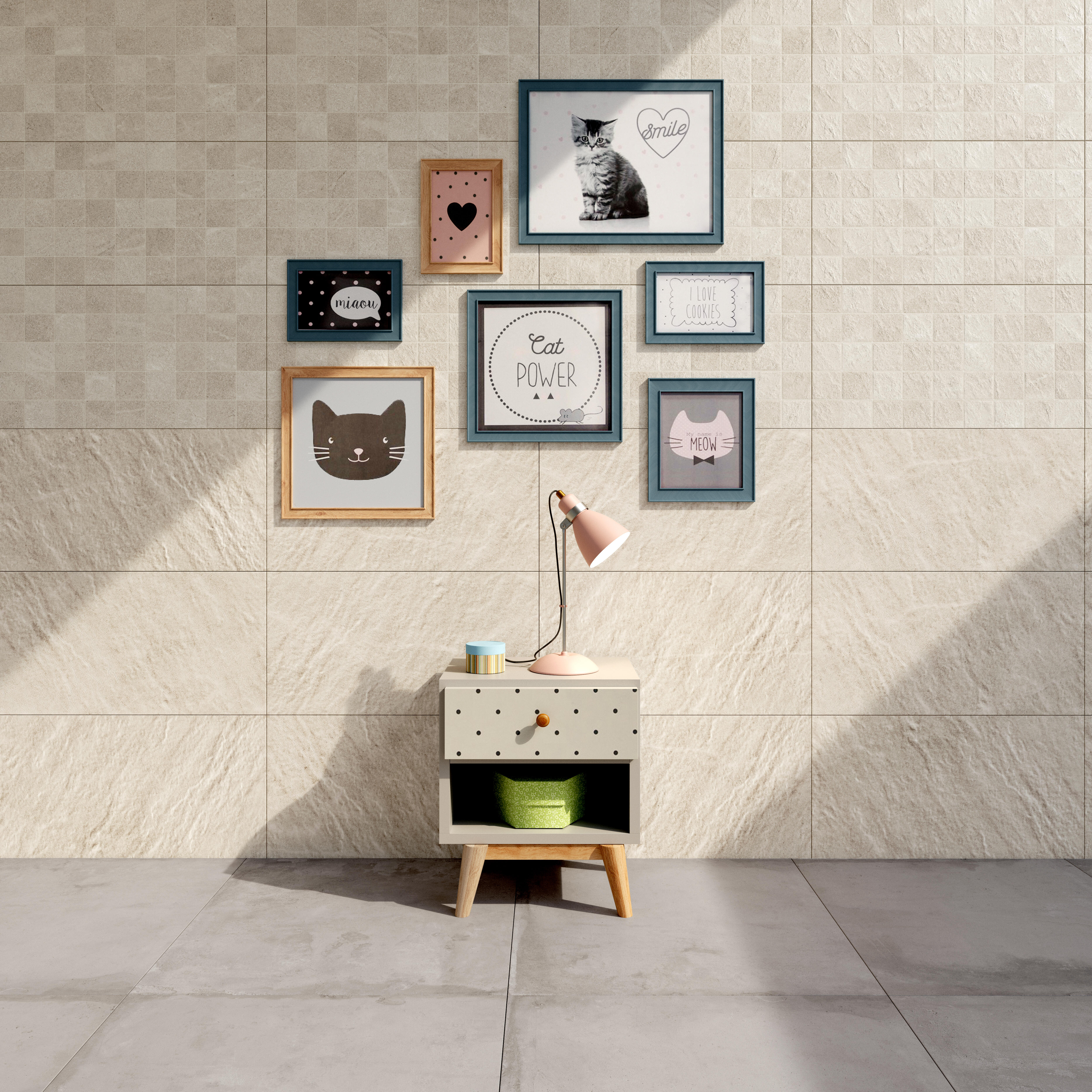 Revestimento cerâmico Mystone Relieve Marfim 31.6x60 cm - 9