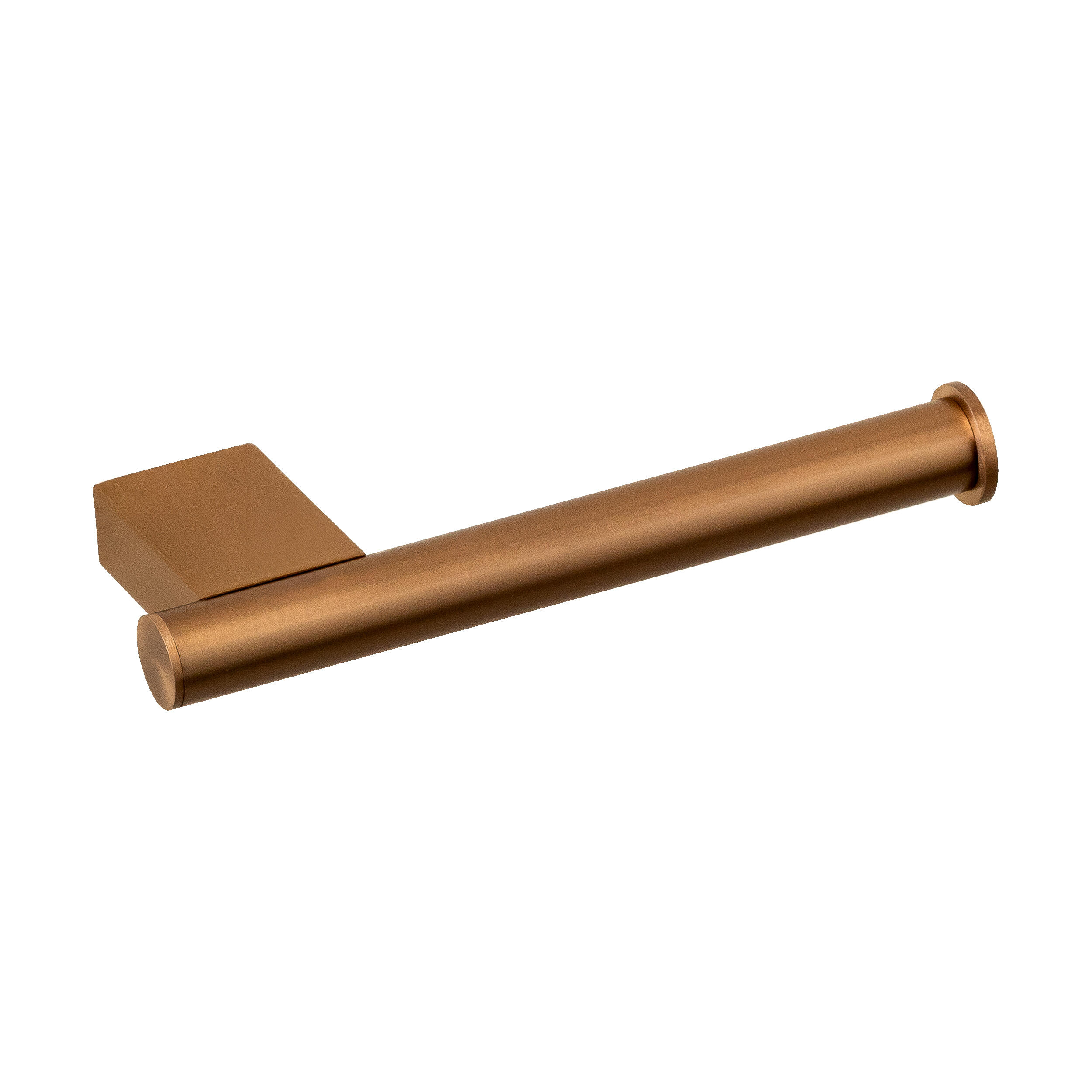 Portarrollo wc mutt bronce cepillado 17.5x2 cm