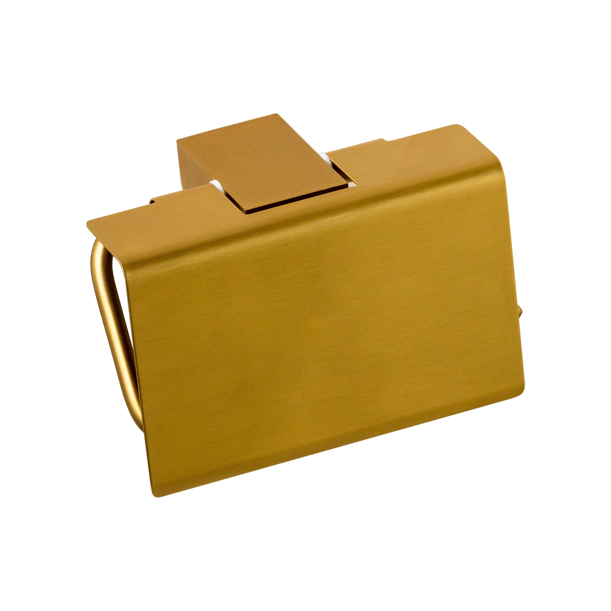 Portarrollo wc mutt oro cepillado 12.5x10 cm