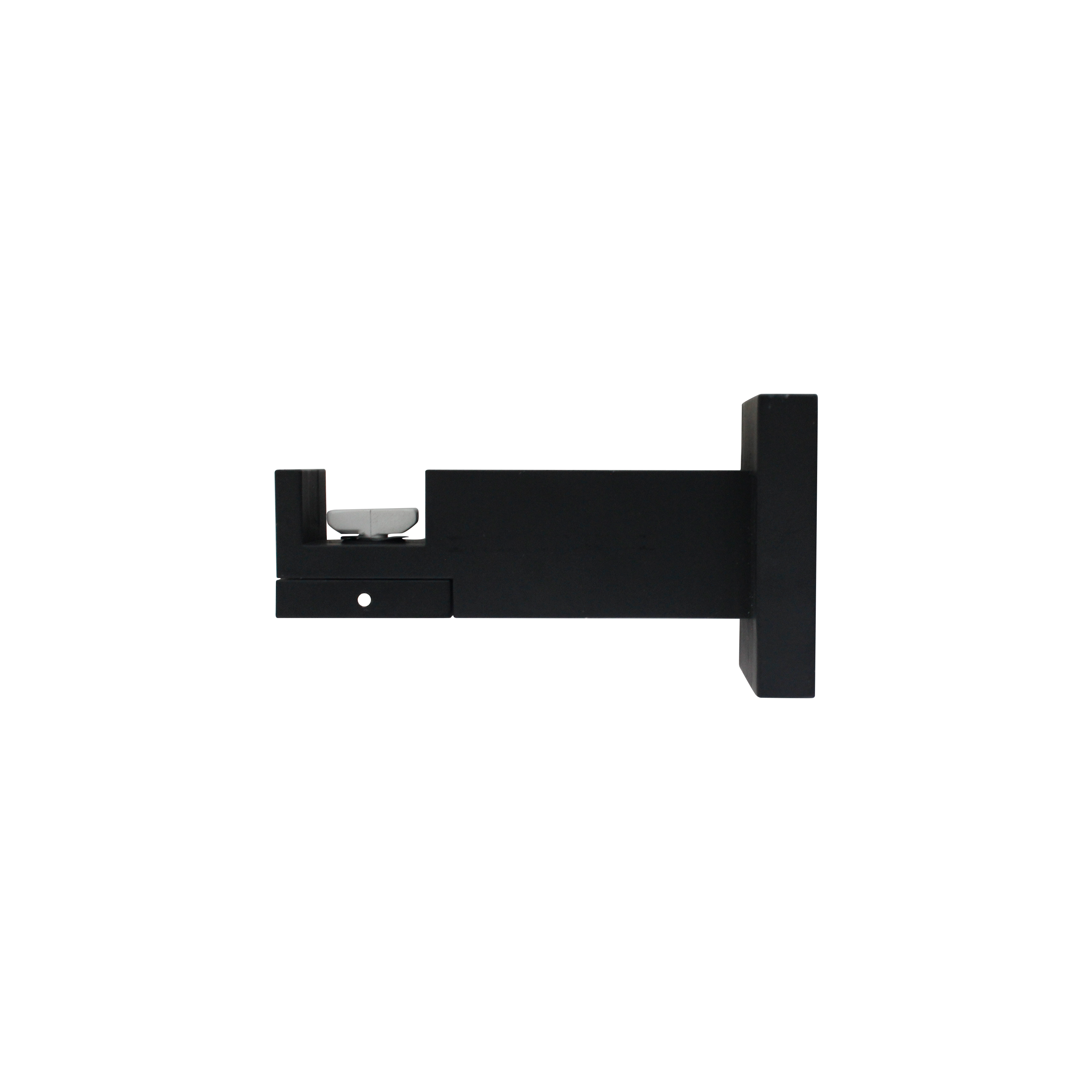 Soporte para riel de pared simple kuala haupta simple negro mate inspire