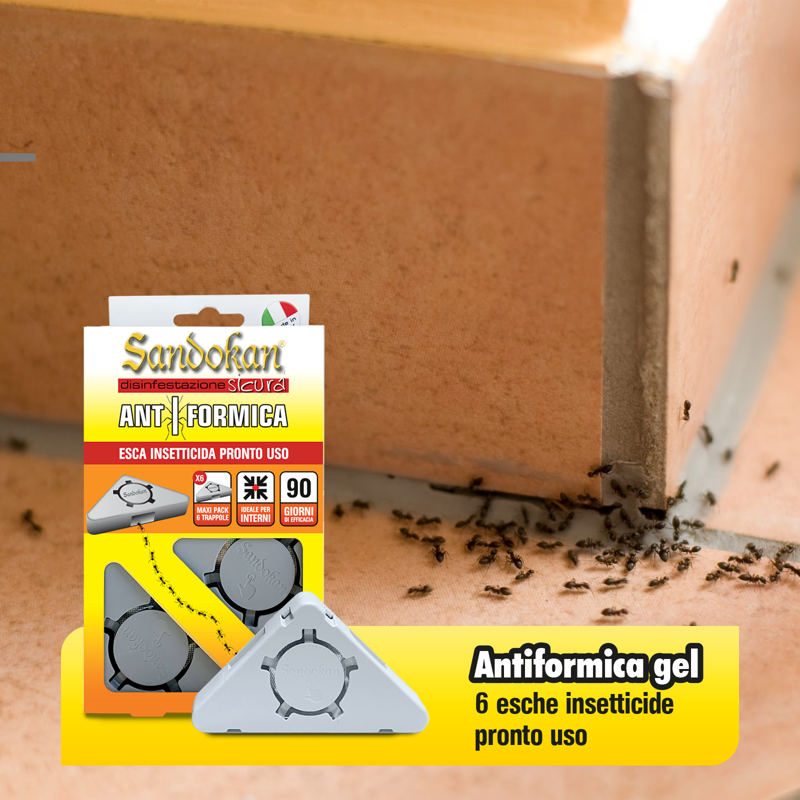 Trappola per insetti per formiche SANDOKAN 12 trappole - 3