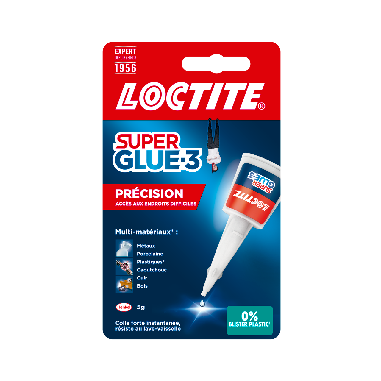 Colle de réparation pour semelle et dessus de chaussures - 60 ml - Transparente et étanche