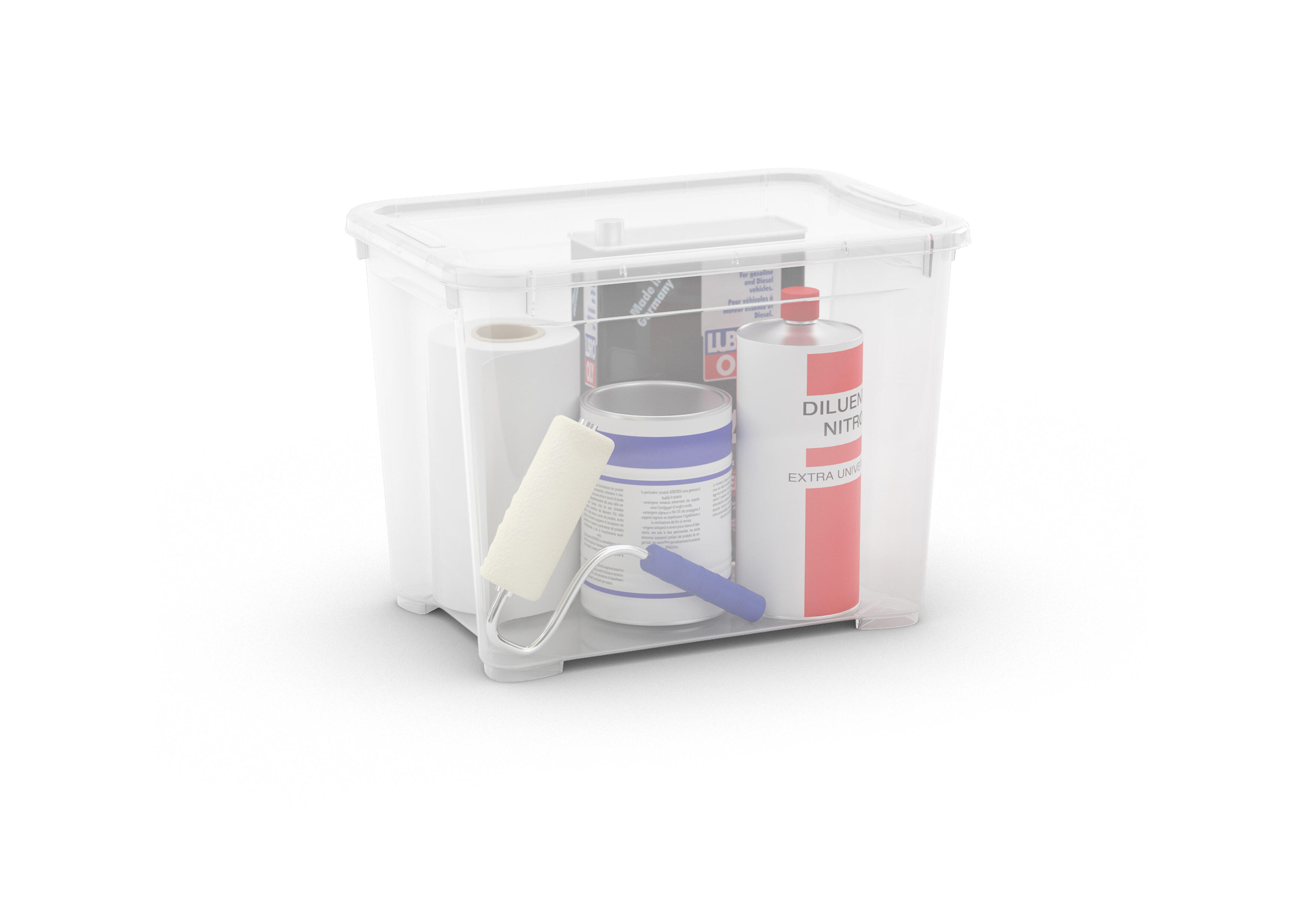 Scatola T Box 5 pezzi assortiti L 38 x H 26.5 x P 28.5 cm trasparente 5 pezzi - 9