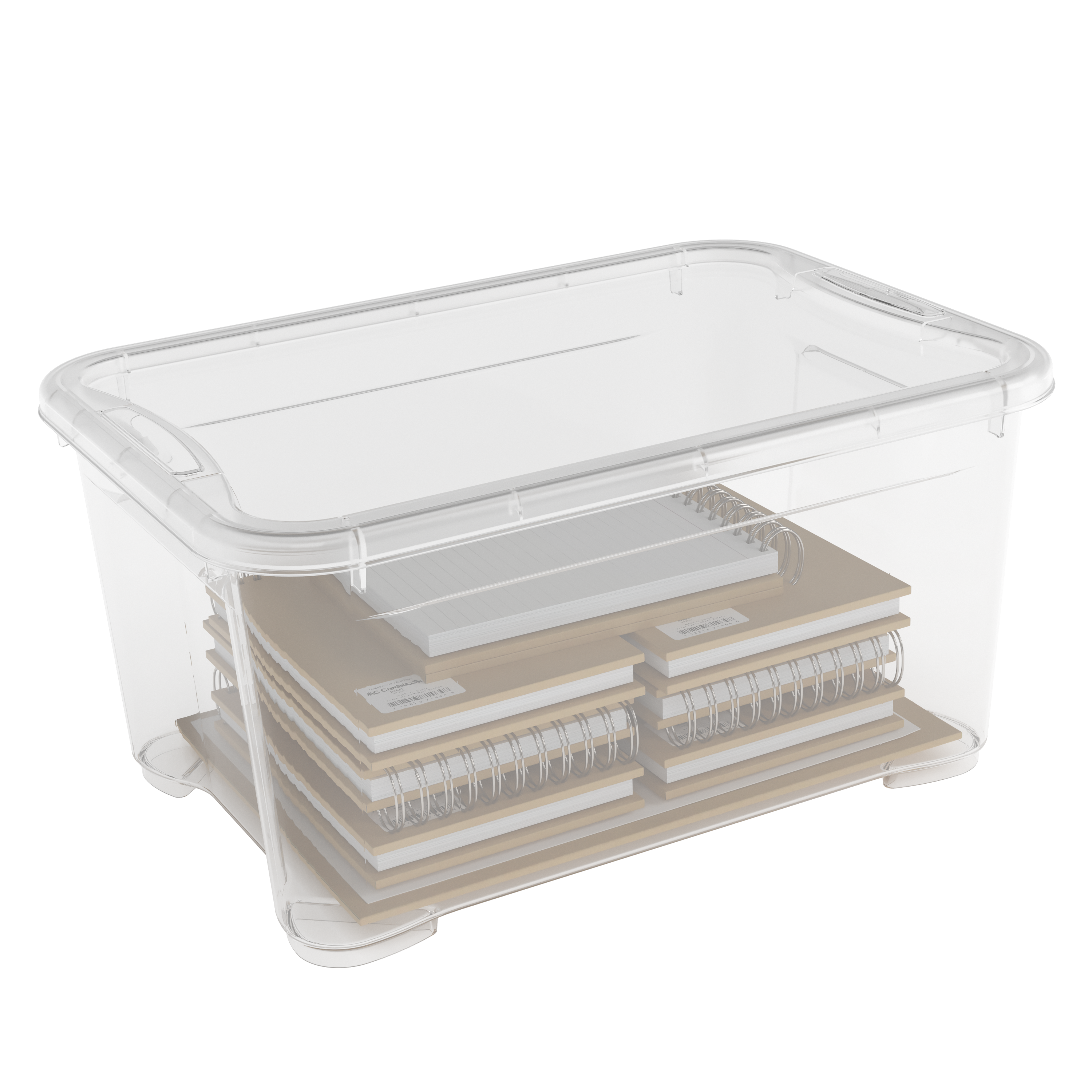 Scatola T Box 5 pezzi assortiti L 38 x H 26.5 x P 28.5 cm trasparente 5 pezzi - 5