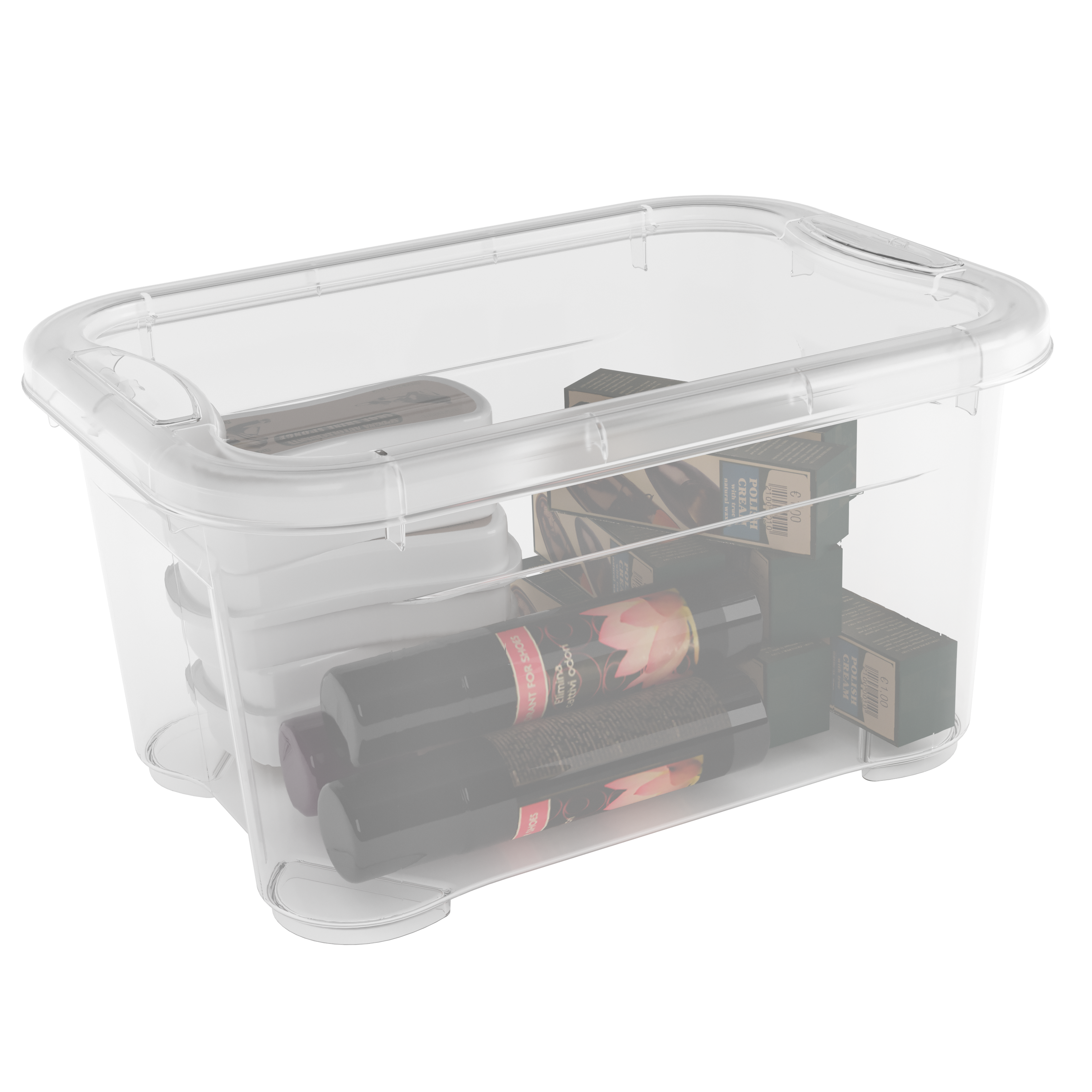 Scatola T Box 5 pezzi assortiti L 38 x H 26.5 x P 28.5 cm trasparente 5 pezzi - 2