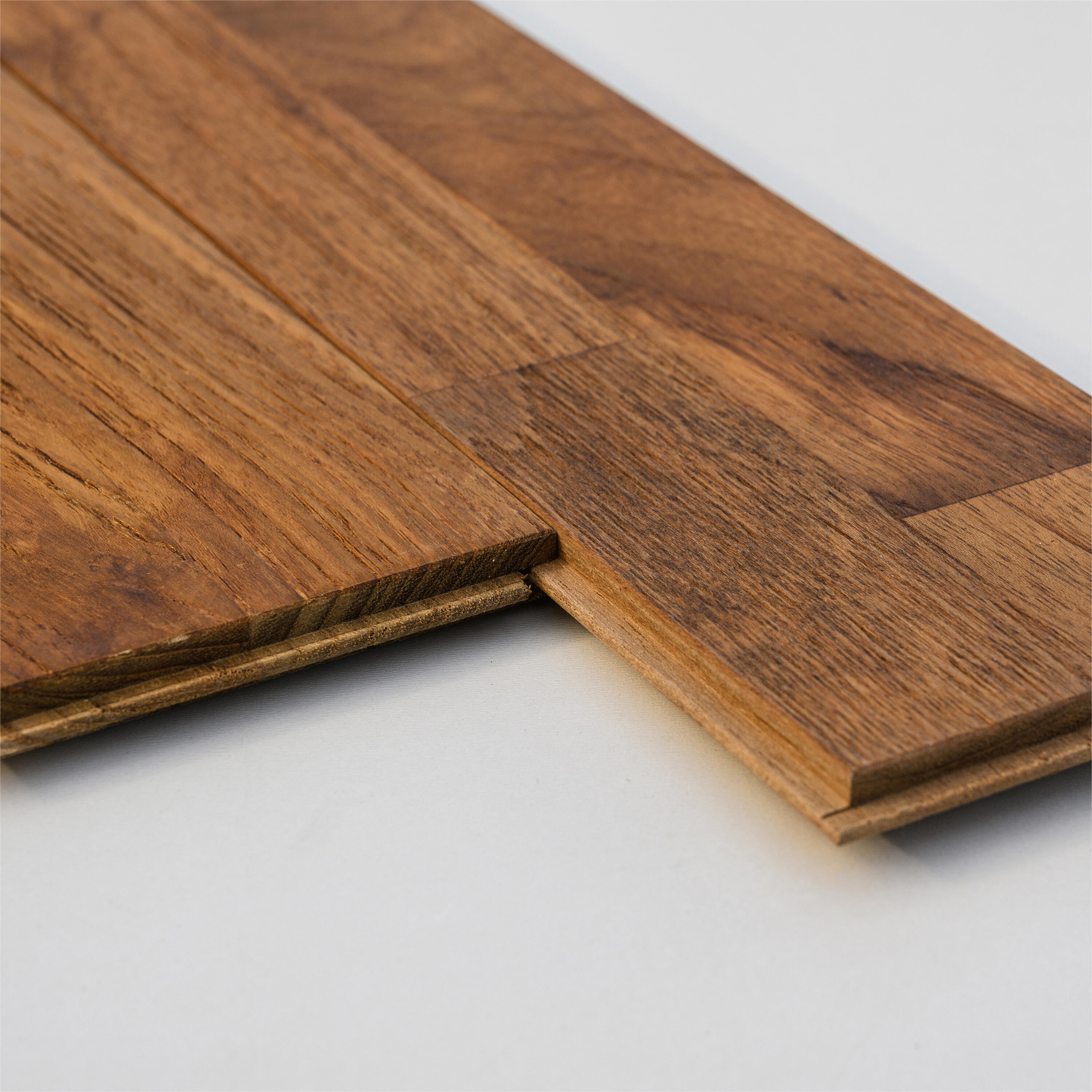 Parquet massif teck duo huilé S WOODFLOORING, l.9 cm - 7
