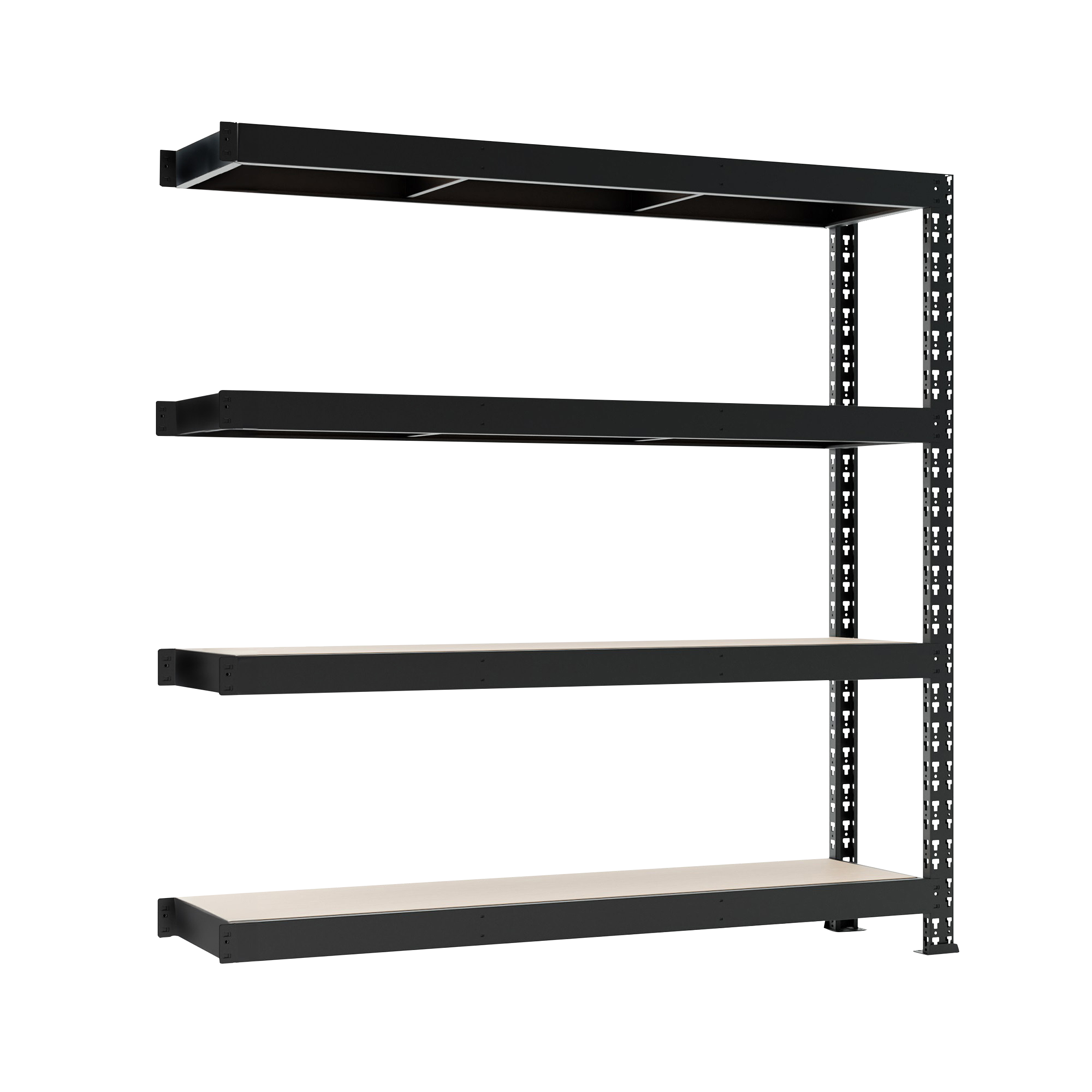 Dostawka do regału Mega HDF 4 półki 180x153x60 cm