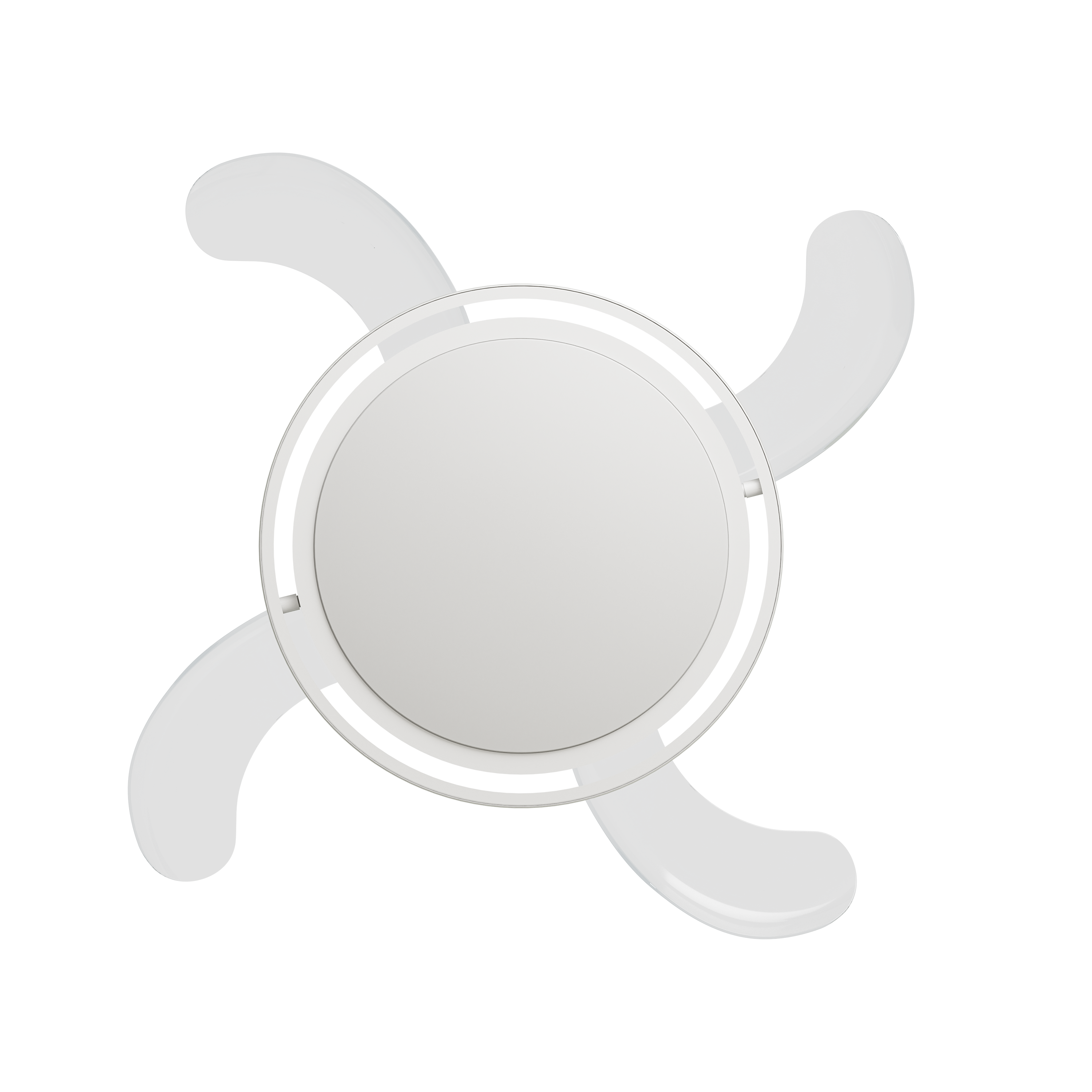 Ventilador de techo con luz silencioso DC 40W con mando ø91 cm Rosak blanco luz CCT 4 aspas retráctiles tipo lámpara| 6 velocidades| modo verano/invierno| temporizador| brisa| recomendado para <13m² - 2