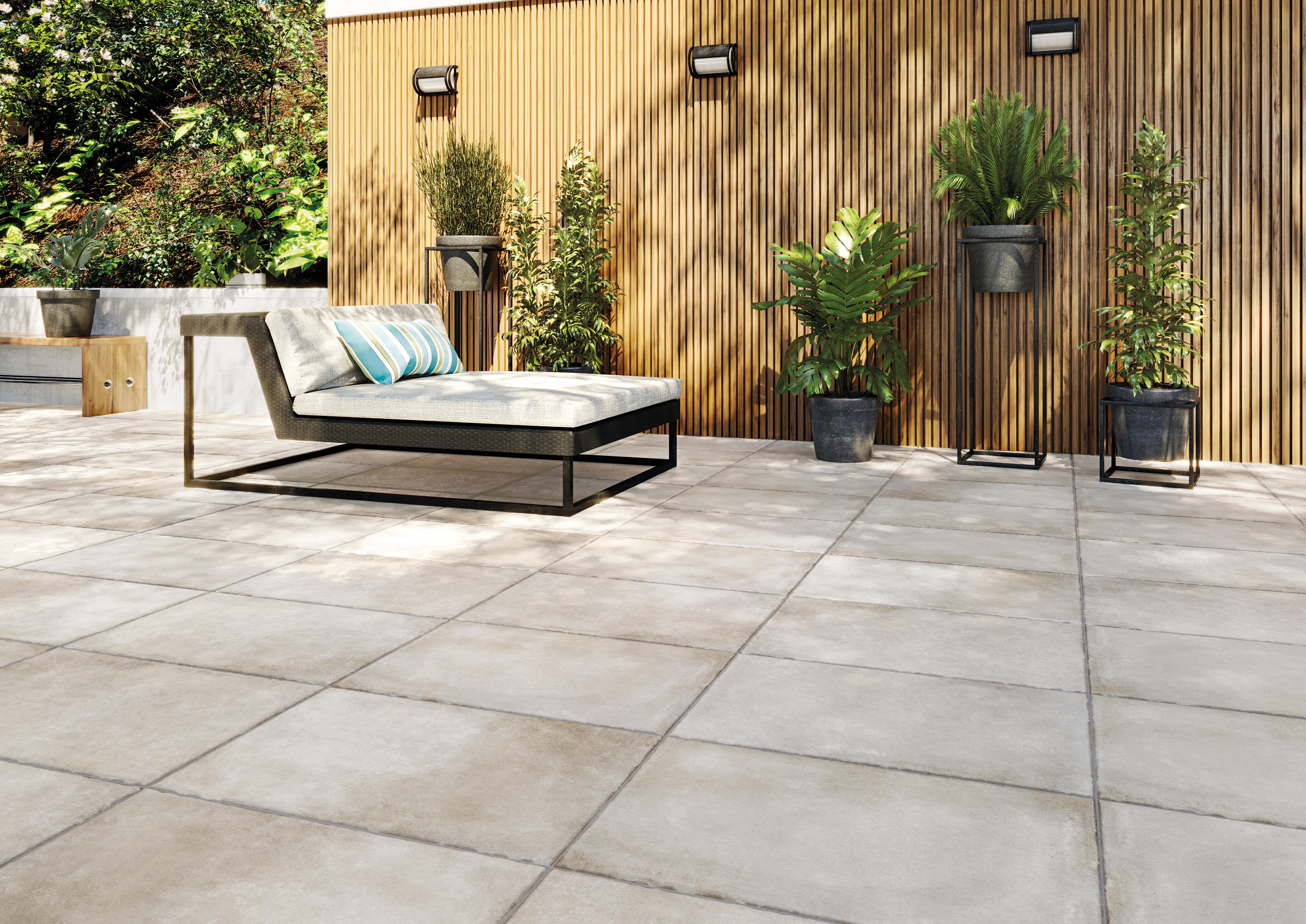 Suelo porcelánico dust white efecto cemento white base 66x44 cm c1