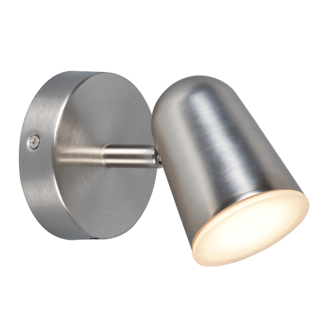 Spot salle de bain GU10 max 10W, nickel