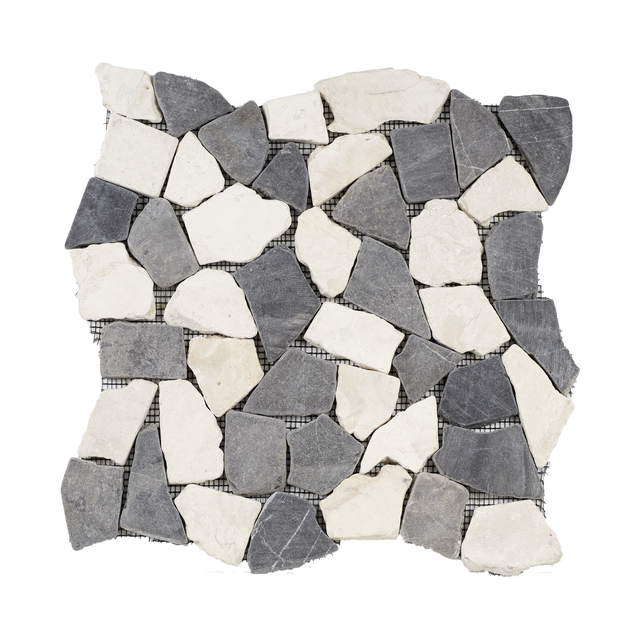 Mosaïque pierre sol mur et douche L.30 x l.30 cm - Paladin