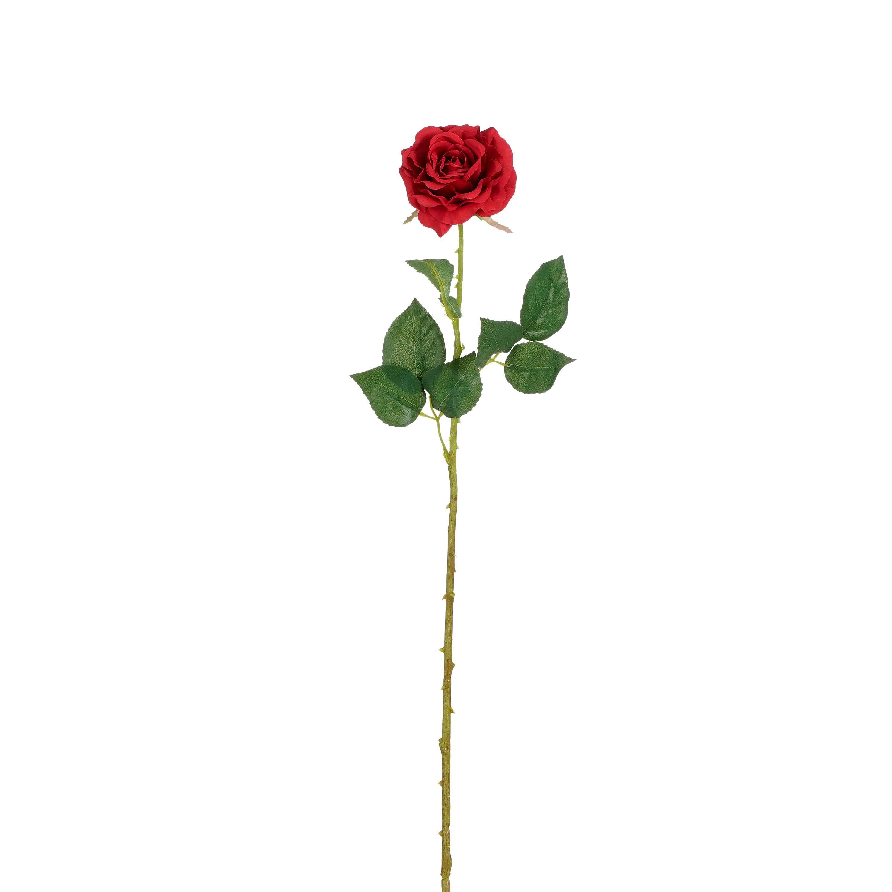 Vara artificial rosa diamond roja 52cm