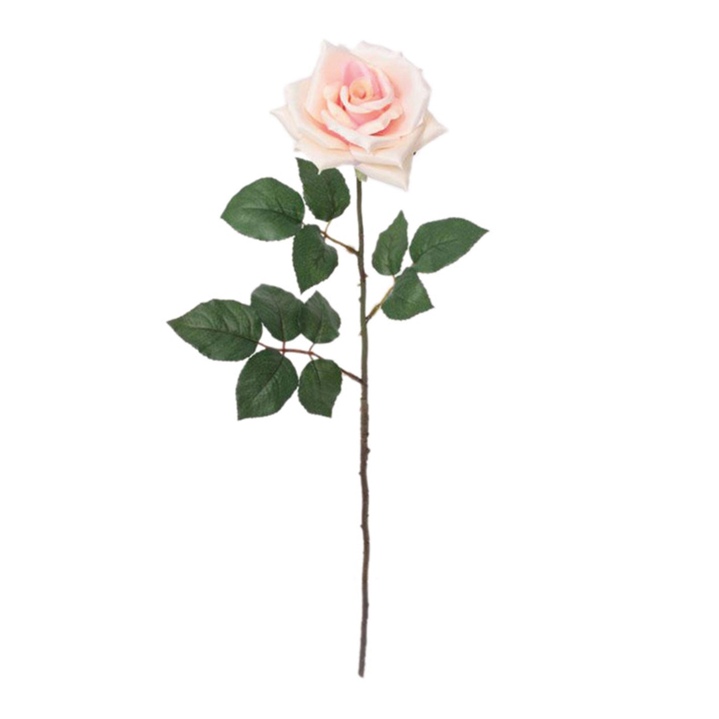 Vara artificial rosa emily rosa palo 66cm