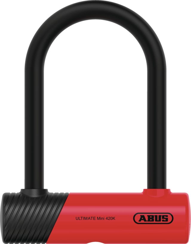 ABUS Antivol en U Ultimate 420K avec support de serrure USH – Antivol de vélo robuste avec support pratique pour le transport – Accessoires de vélo – Variante 150HB140 ABUS Antivol en U Ultimate 420K avec support de serrure USH – Antivol de vélo robuste avec support pratique pour le transport – Accessoires de vélo – Variante 150HB140