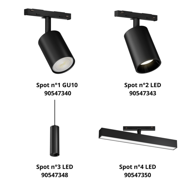 Kit Luci A Binario LED Bravsekai Dimmerabili - 6 Faretti GU10 10W 3CCT Con Binario H 2x1m Per Soffitto - Foto 8