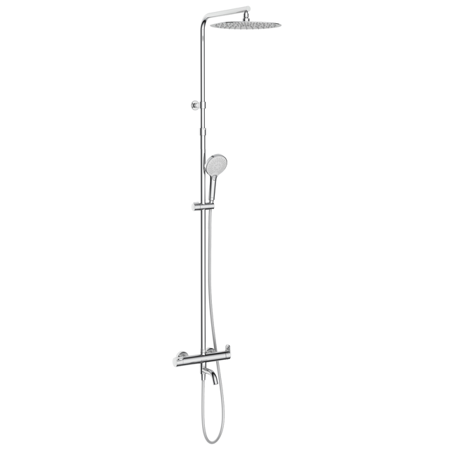 Colonne de douche/bain mitigeur mécanique 3 jet(s) chrome Icone SENSEA