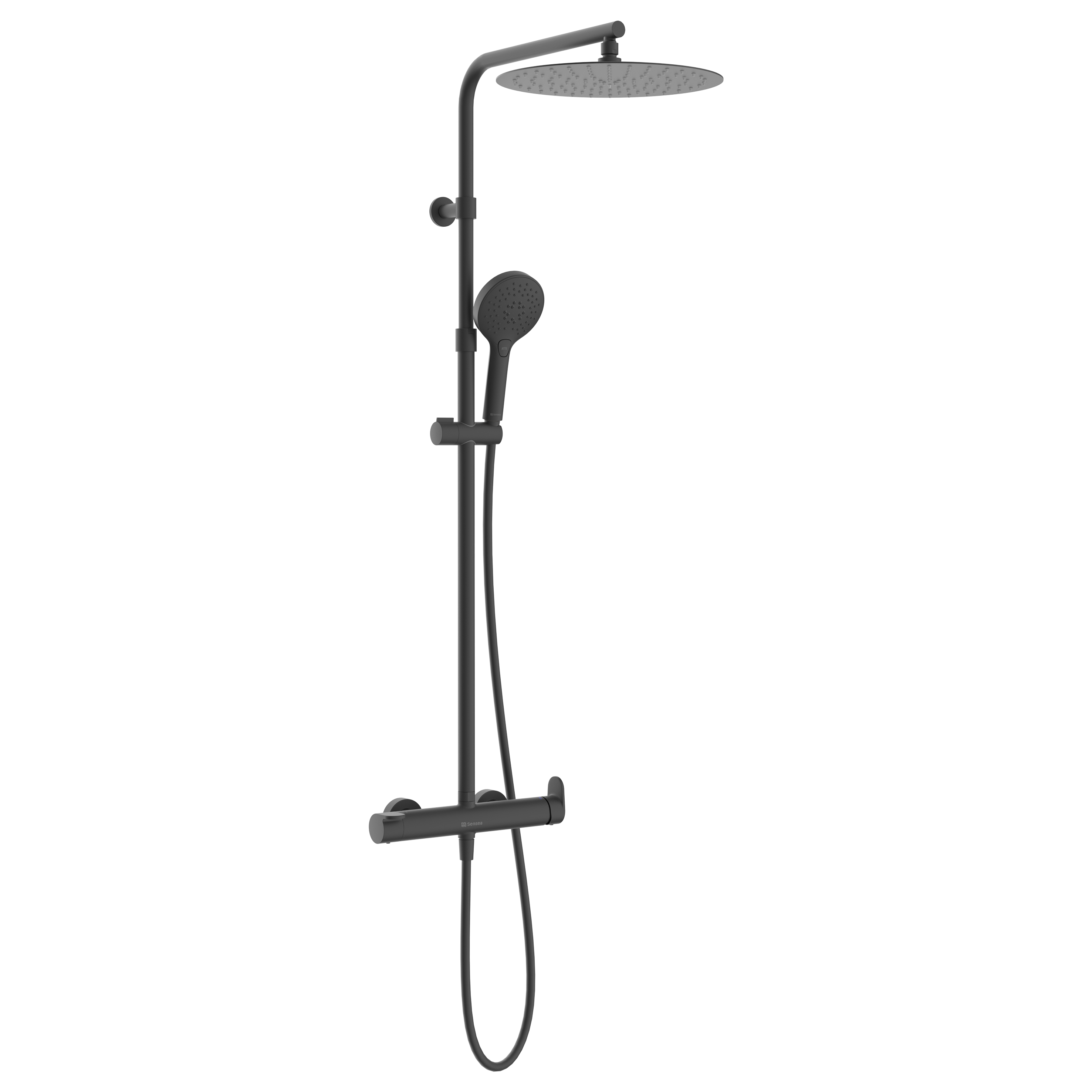 Columna de ducha monomando sensea icone negro