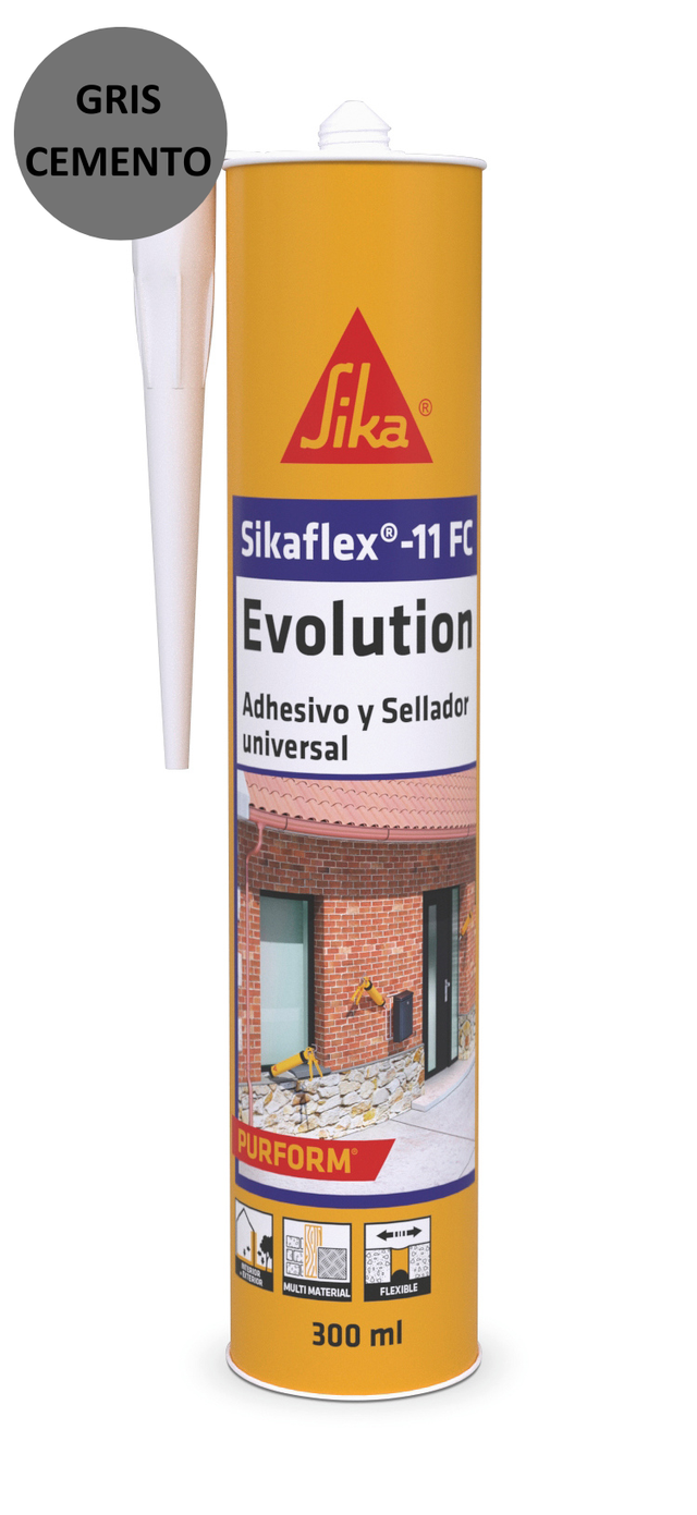 Sellador SIKAFLEX 11FC Evolution Purform 300ml gris
