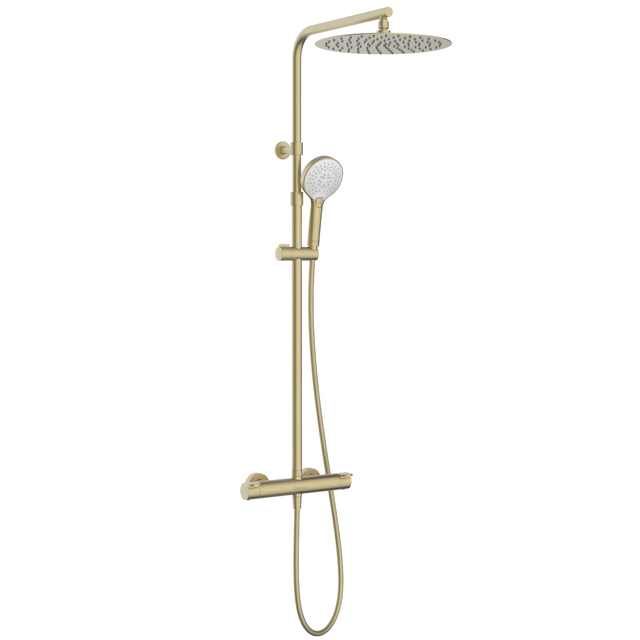 Colonne de douche thermostatique SENSEA, Icone, Or
