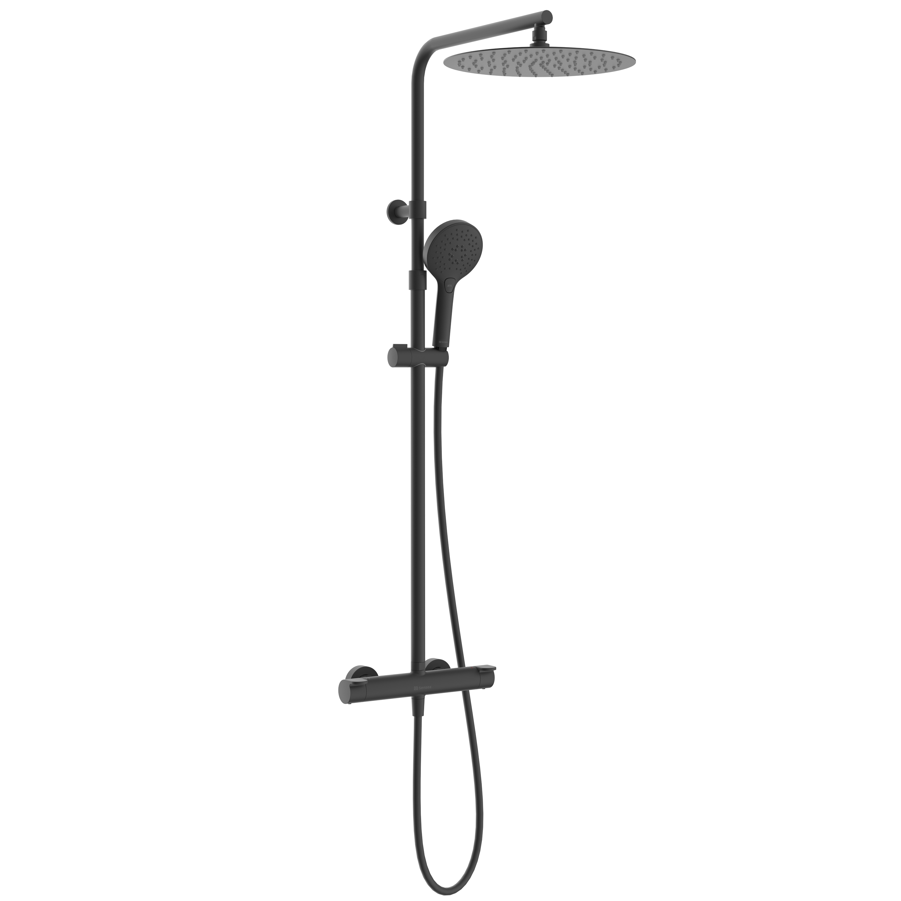 Columna de ducha termostática sensea new icone negro
