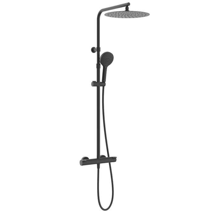 conjunto de duche termostatico Icone preto