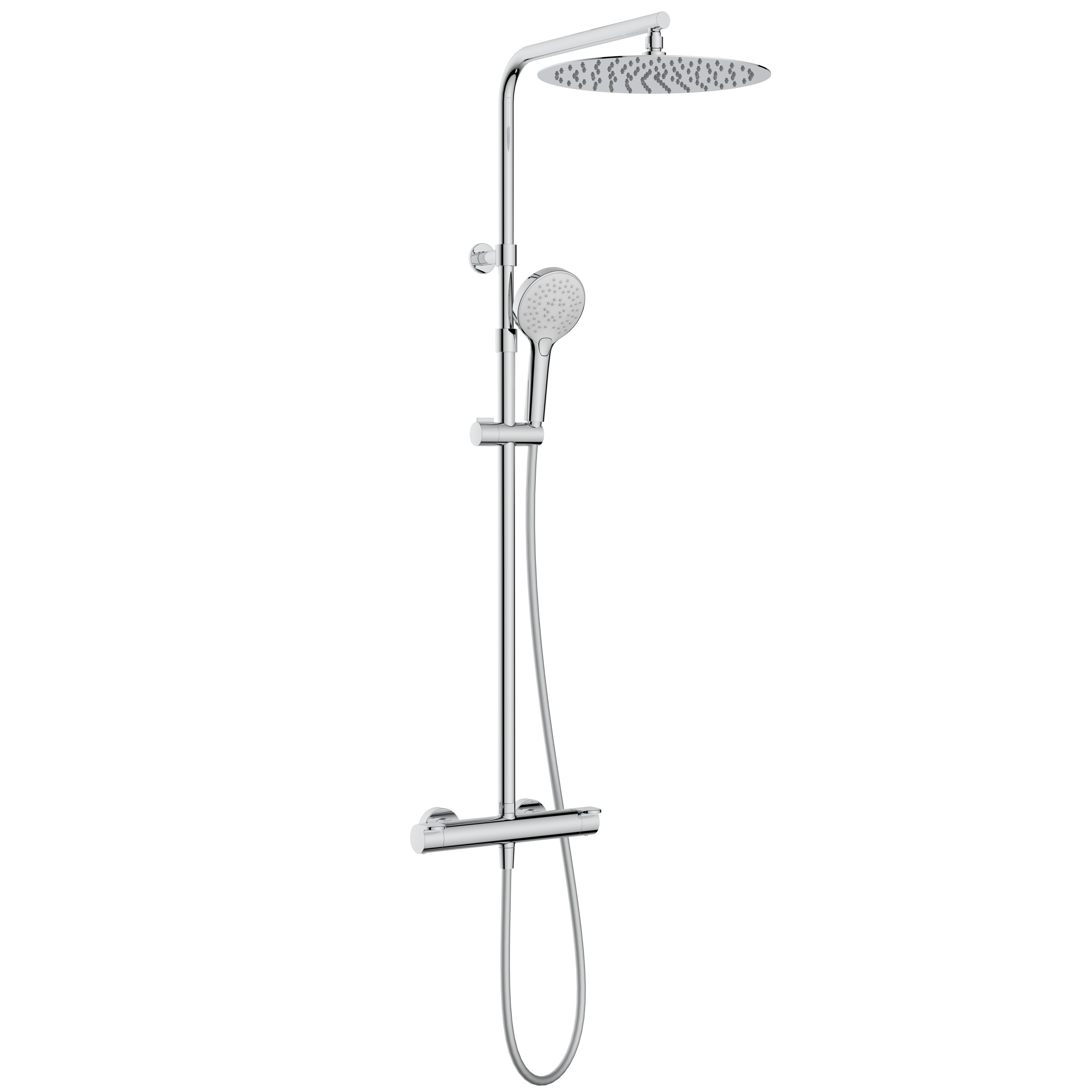 Columna de ducha termostática sensea icone cromado