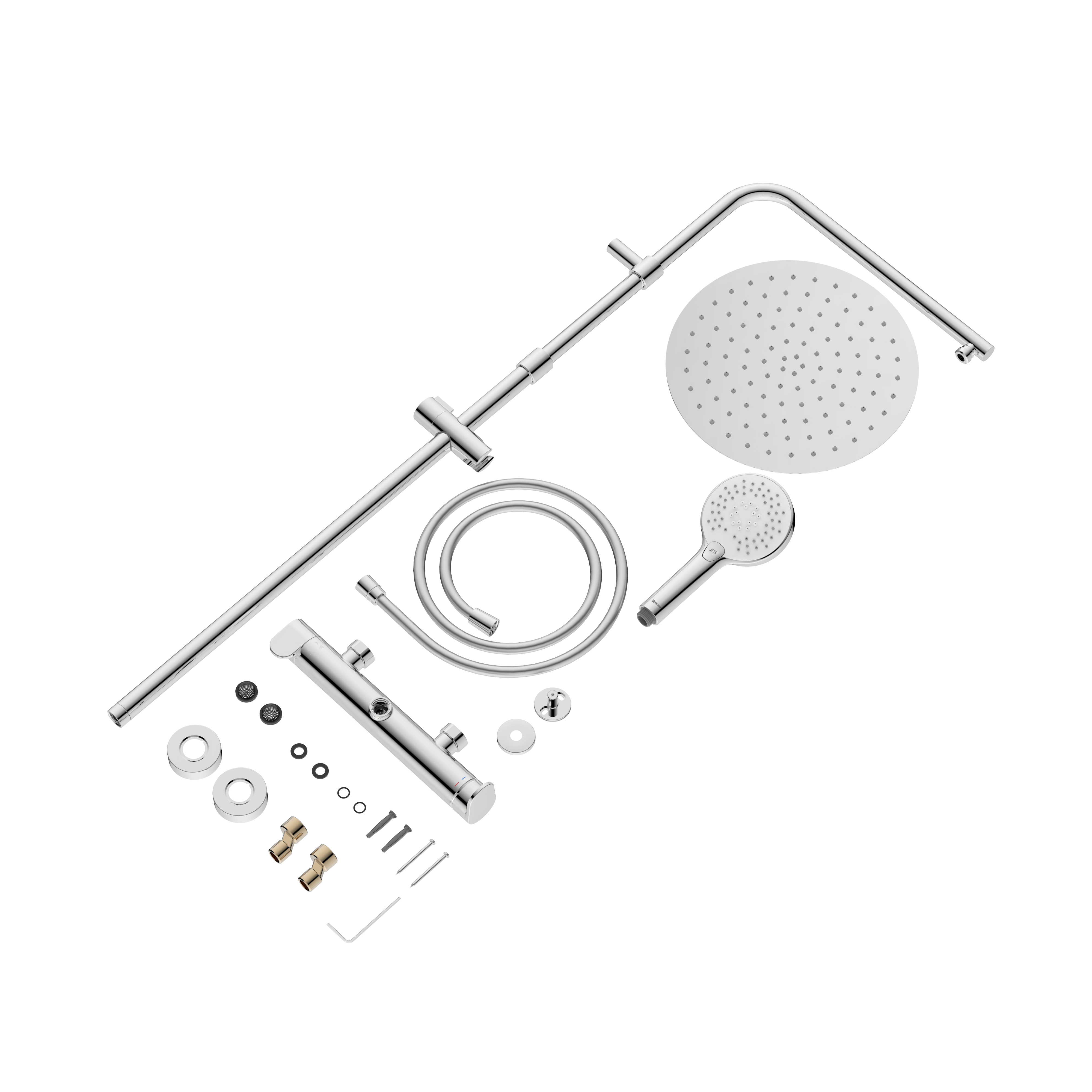 Colonne de douche mécanique, SENSEA Icone, Chrome - 5
