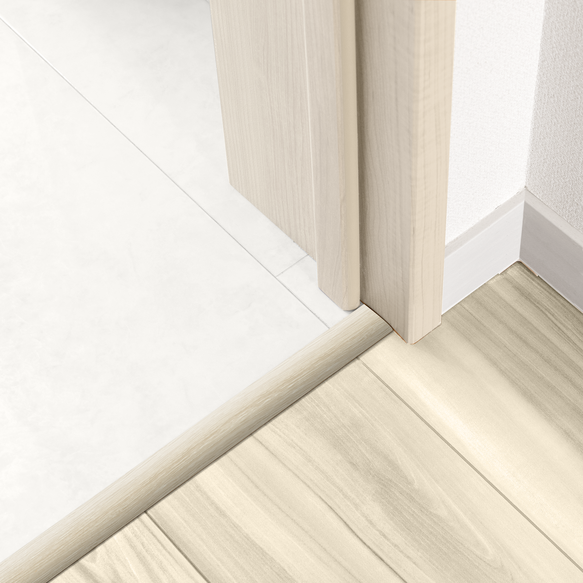 Barre de seuil 4 en 1 alu décor 23 à fixer, l.3.7 cm x L.83 cm ARTENS - 4