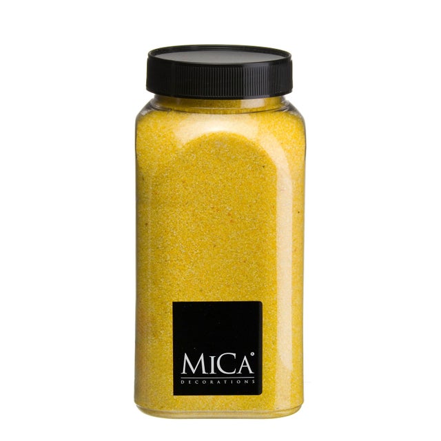 Arena decorativas amarillo / dorado 650 ml