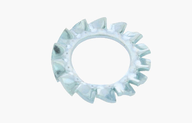 Rondelles éventail DIN 6798A acier zingué Diam. 6 mm Boîte de 500 - VISWOOD