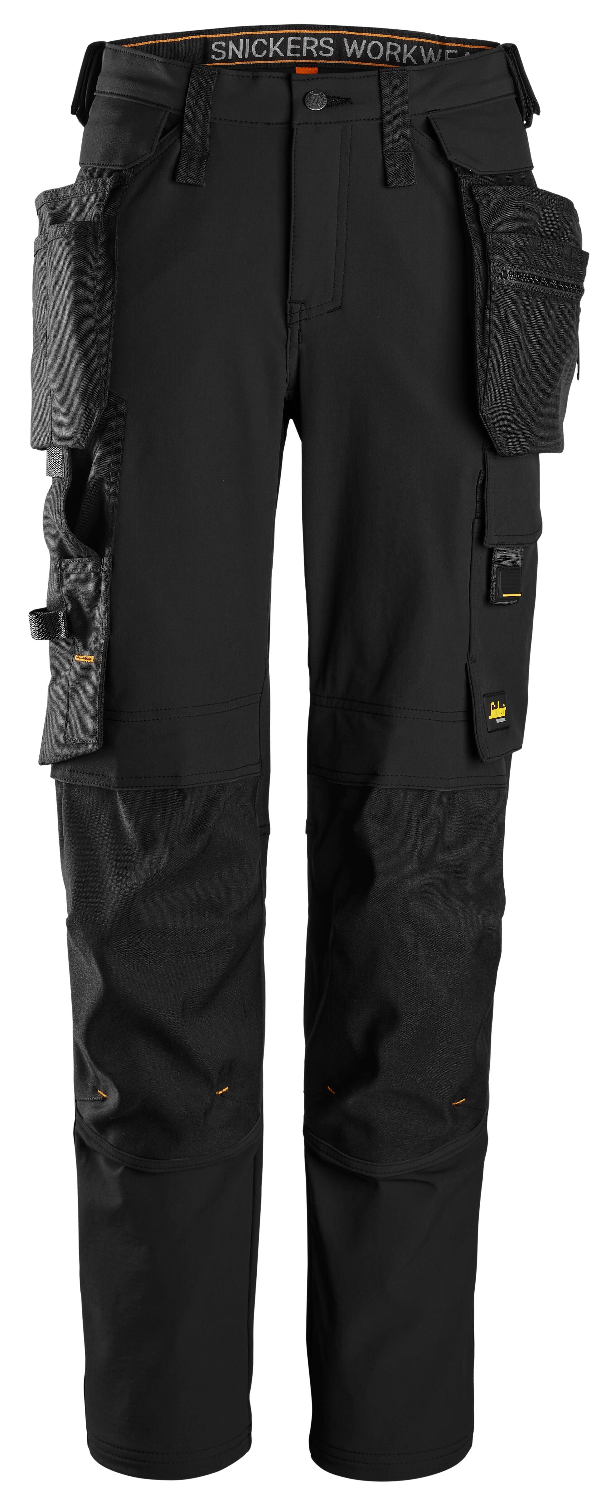 Pantalón trabajo mujer snickers allroundwork - negro - talla 38 corta