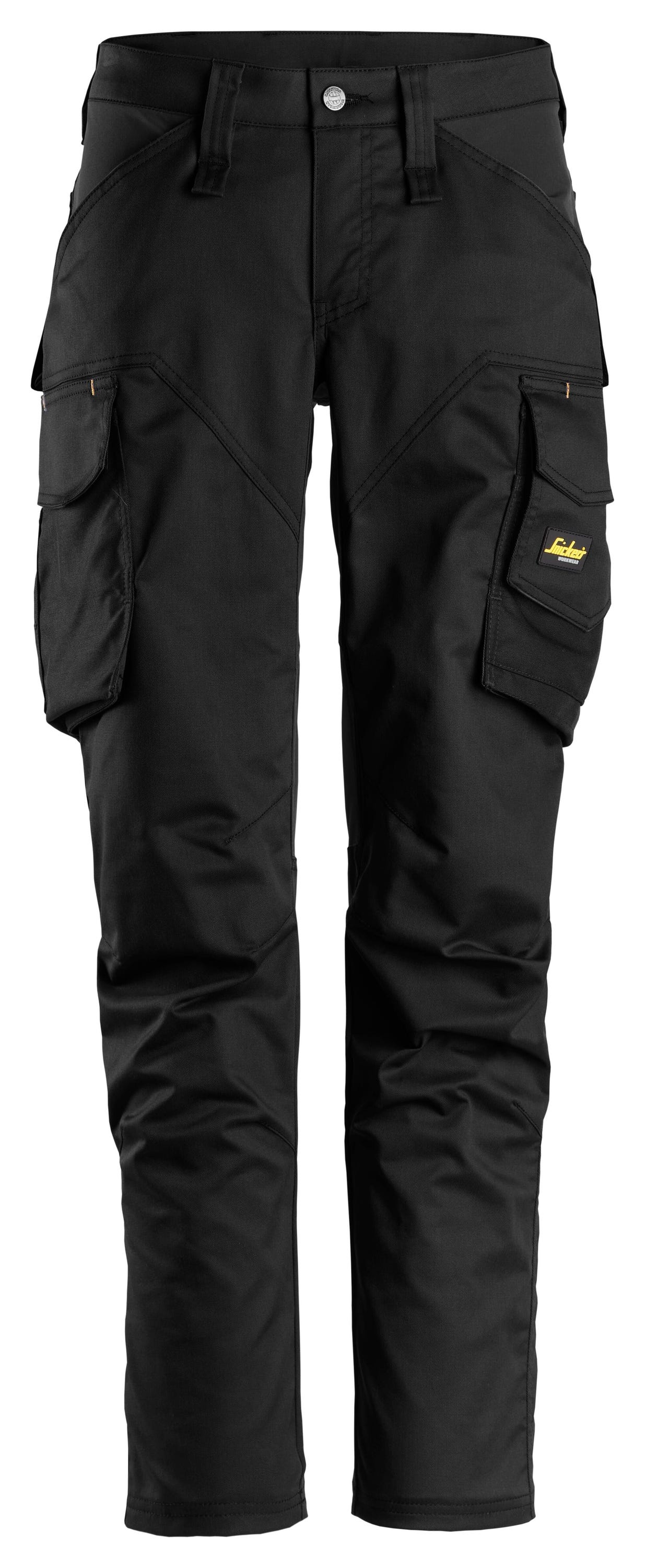 Workwear Pantalon Trabajo Mujer Pant Cargo Pantalon Negro De