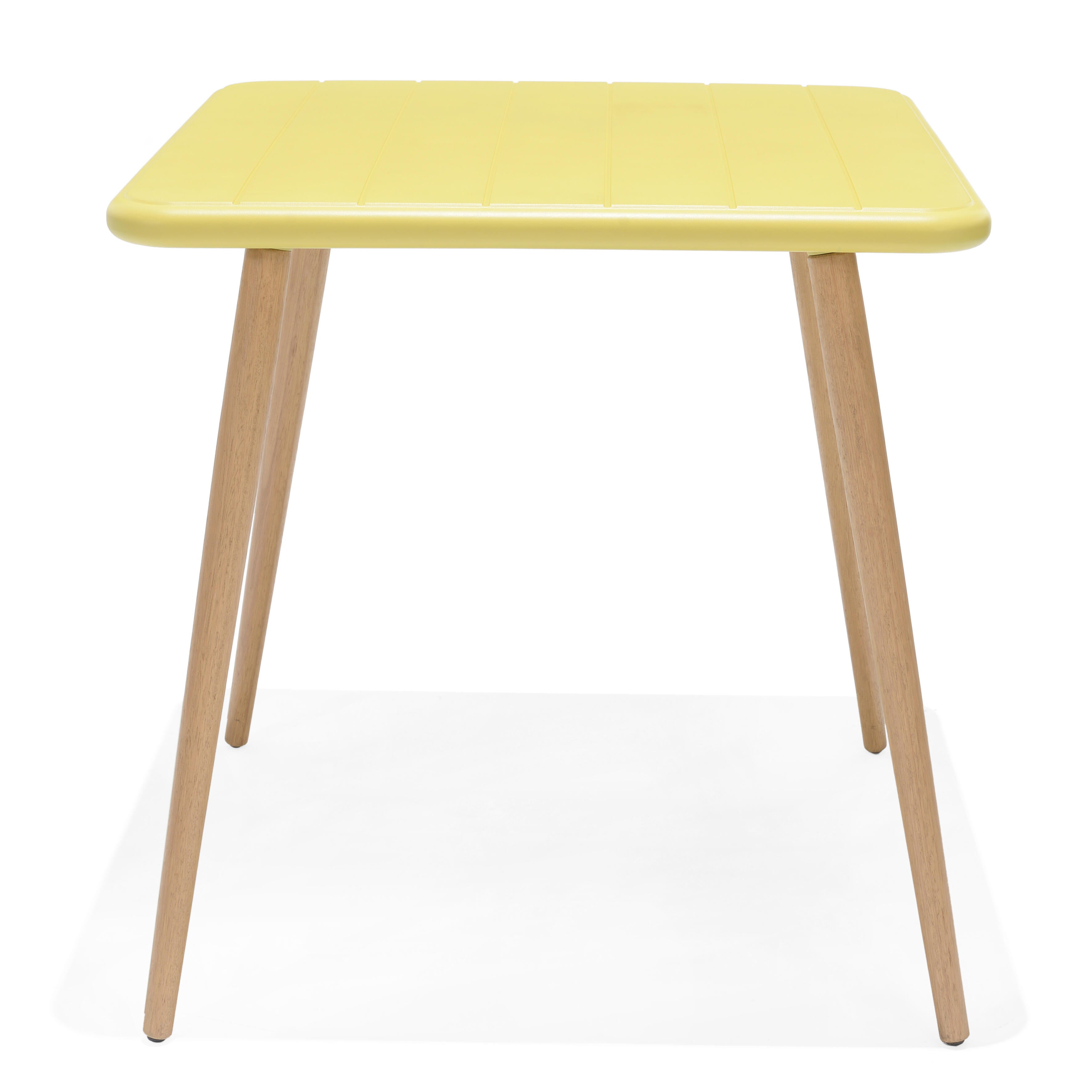 mesa de jardin nassau 70x70 cm miel