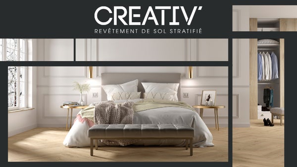Creativ' : Un tout nouveau concept de sols stratifiés !