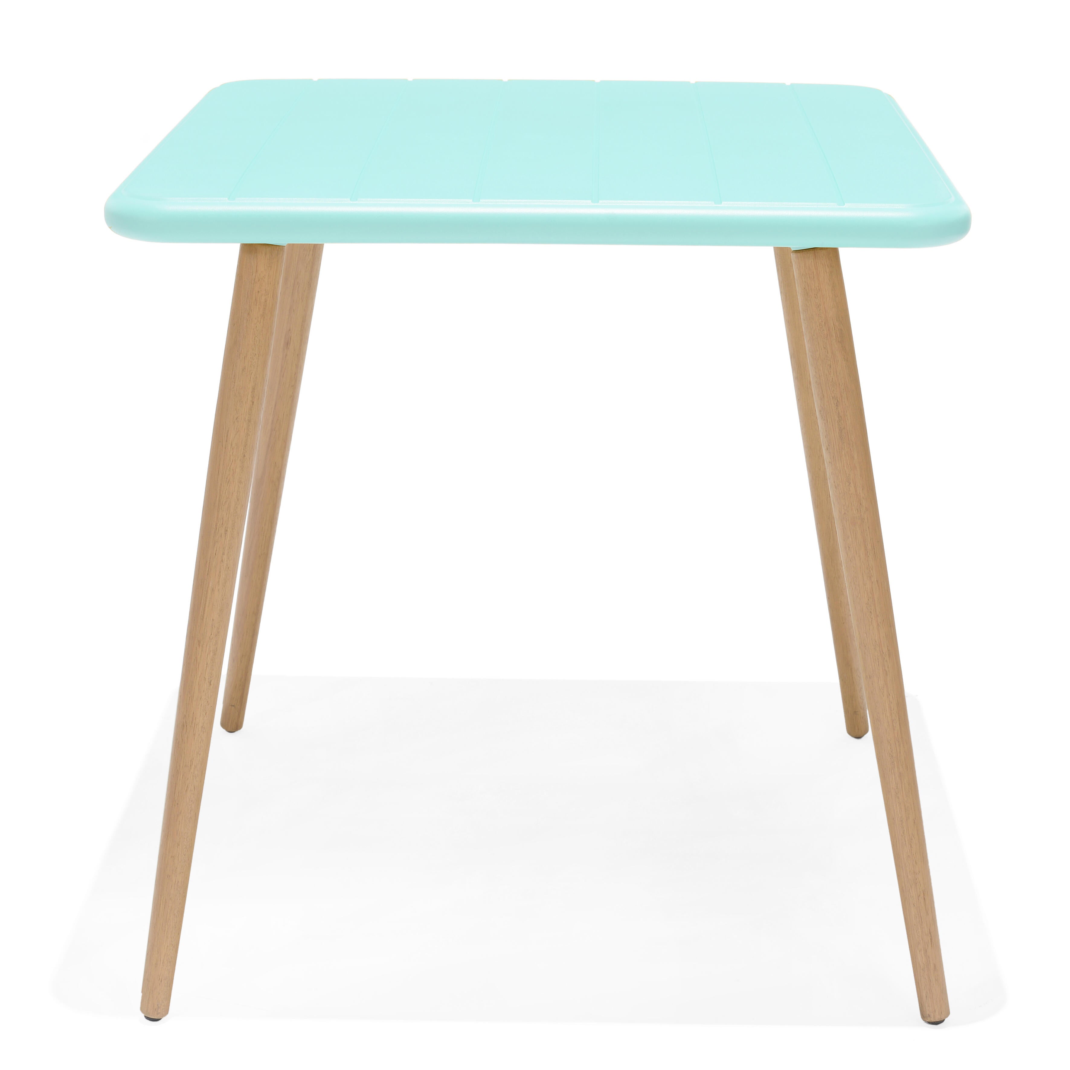 mesa de jardin nassau 70x70 cm celeste